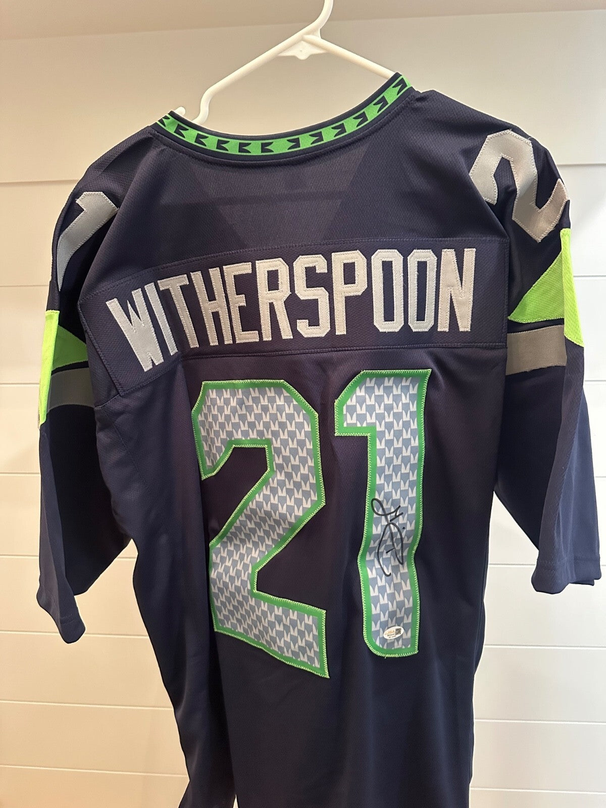 Devon Witherspoon Autographed Seahawks Jersey – JSA Witnessed