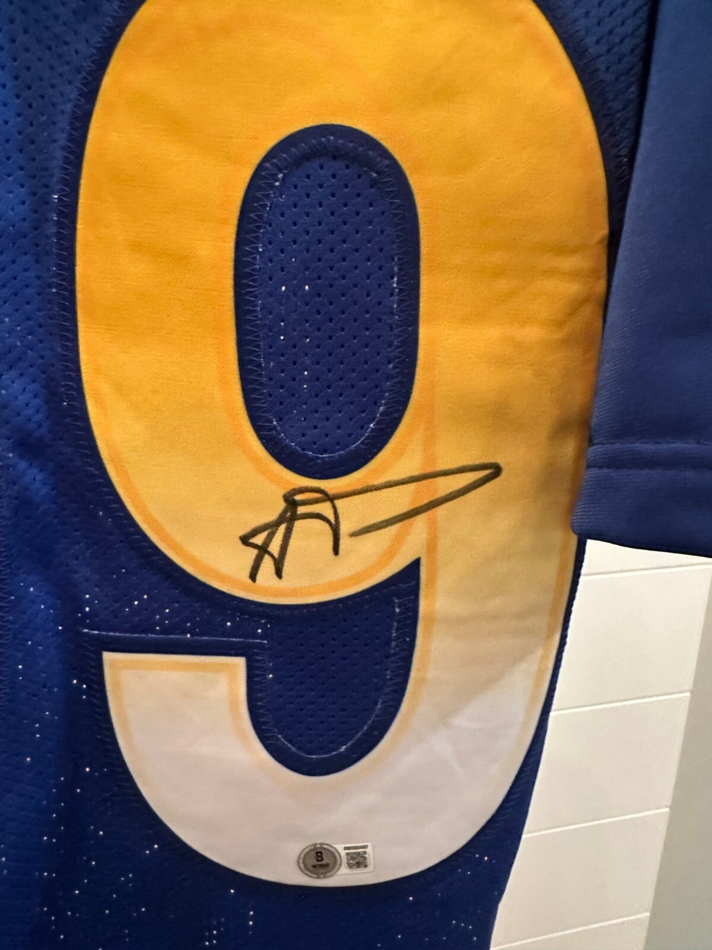 Aaron Donald Signed Los Angeles Rams #99 Blue Jersey – Beckett Witnessed