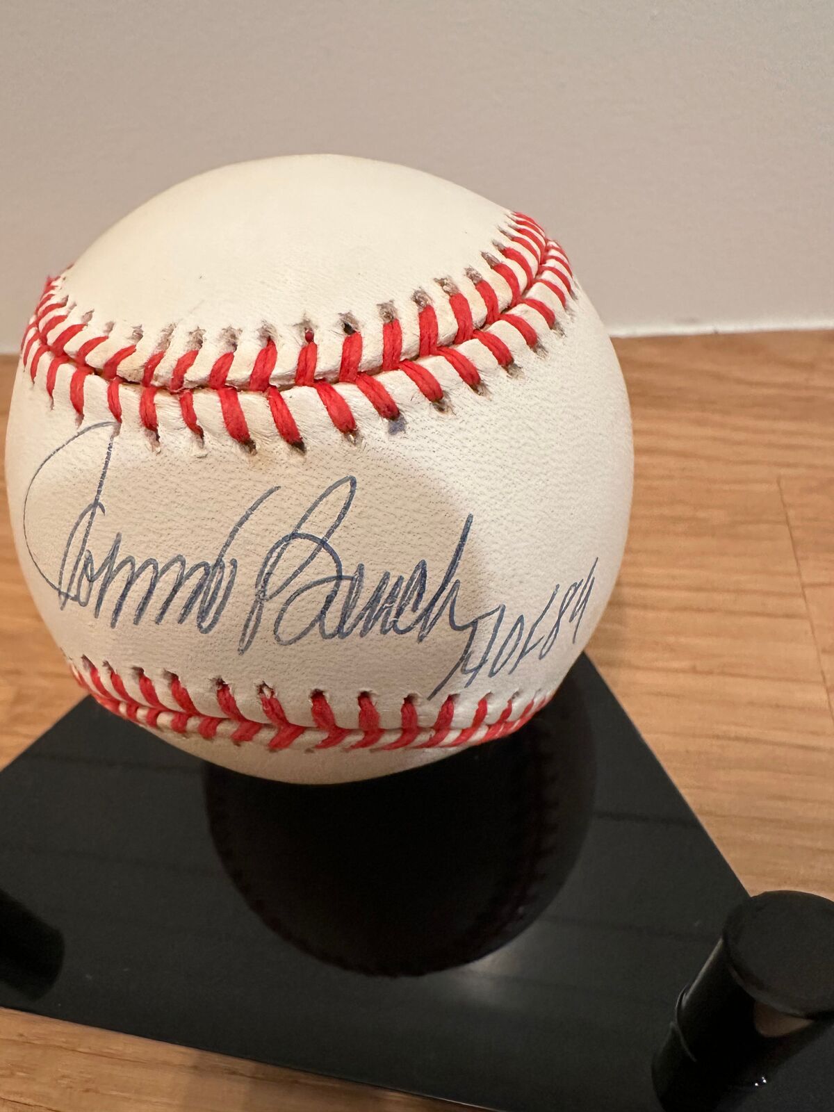Johnny Bench Signed Official National League Baseball – JSA – HOF 89 Inscription