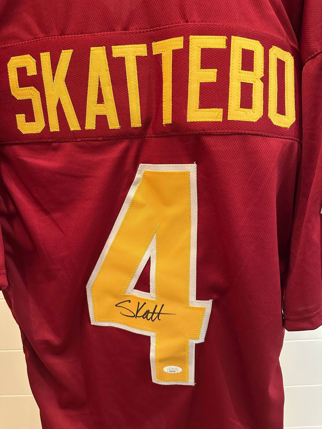 Cam Skattebo Signed Arizona State #4 Jersey – JSA Certified Description