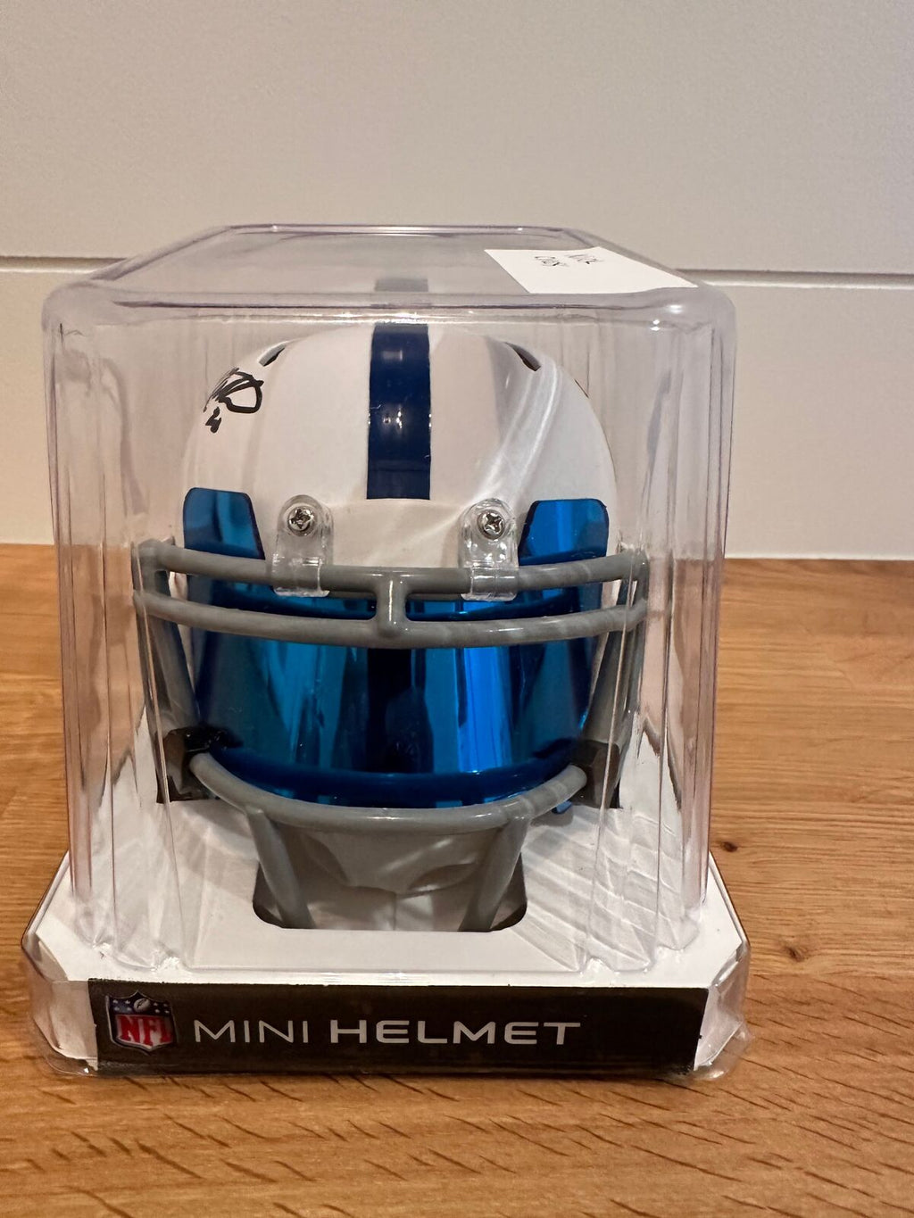 Nick Cross Signed Indianapolis Colts Mini Helmet JSA Witnessed COA