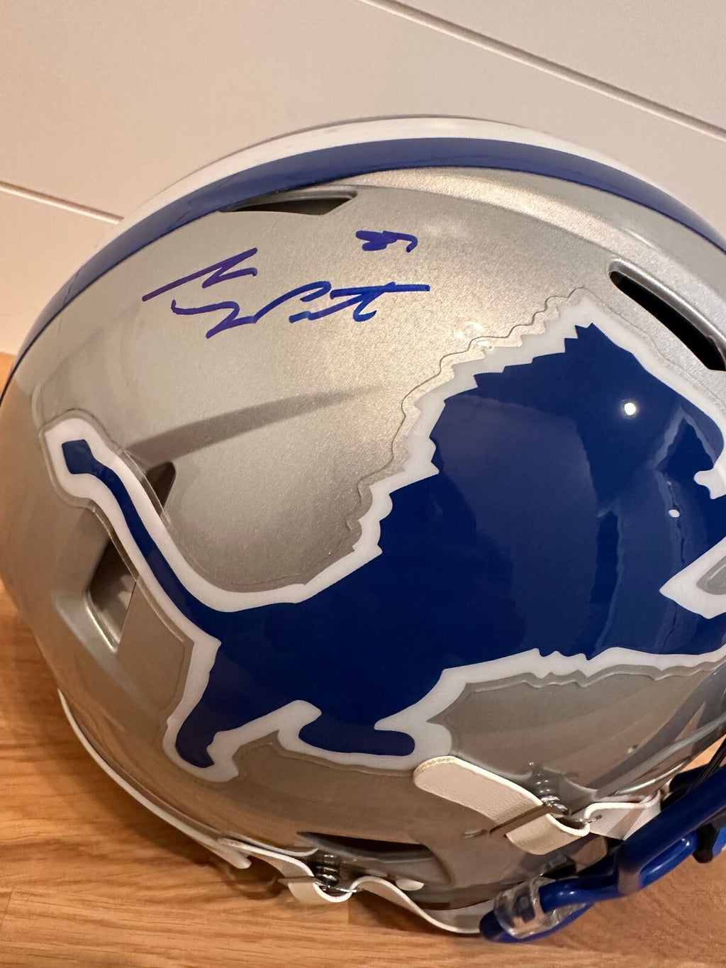 Sam LaPorta Signed Detroit Lions Full-Size Authentic Helmet – Beckett Witnessed