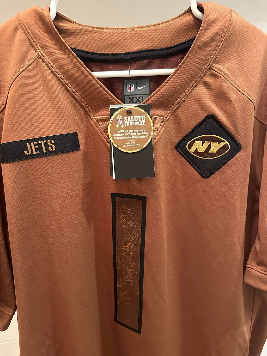 Sauce Gardner Signed NY Jets 2023 Salute to Service Nike Limited Jersey XXL