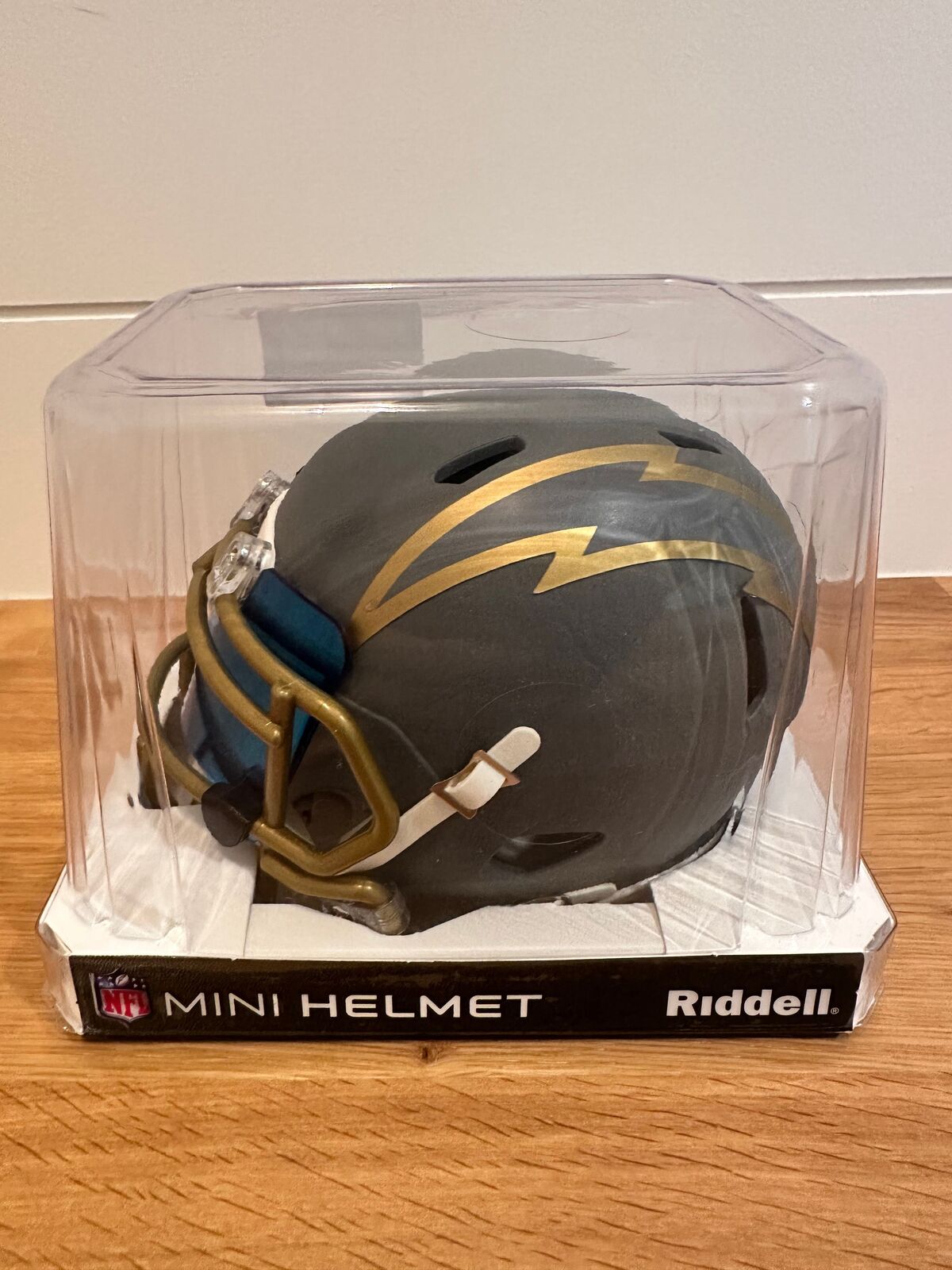 Dan Fouts Signed Chargers Slate Riddell Speed Mini Helmet Schwartz COA
