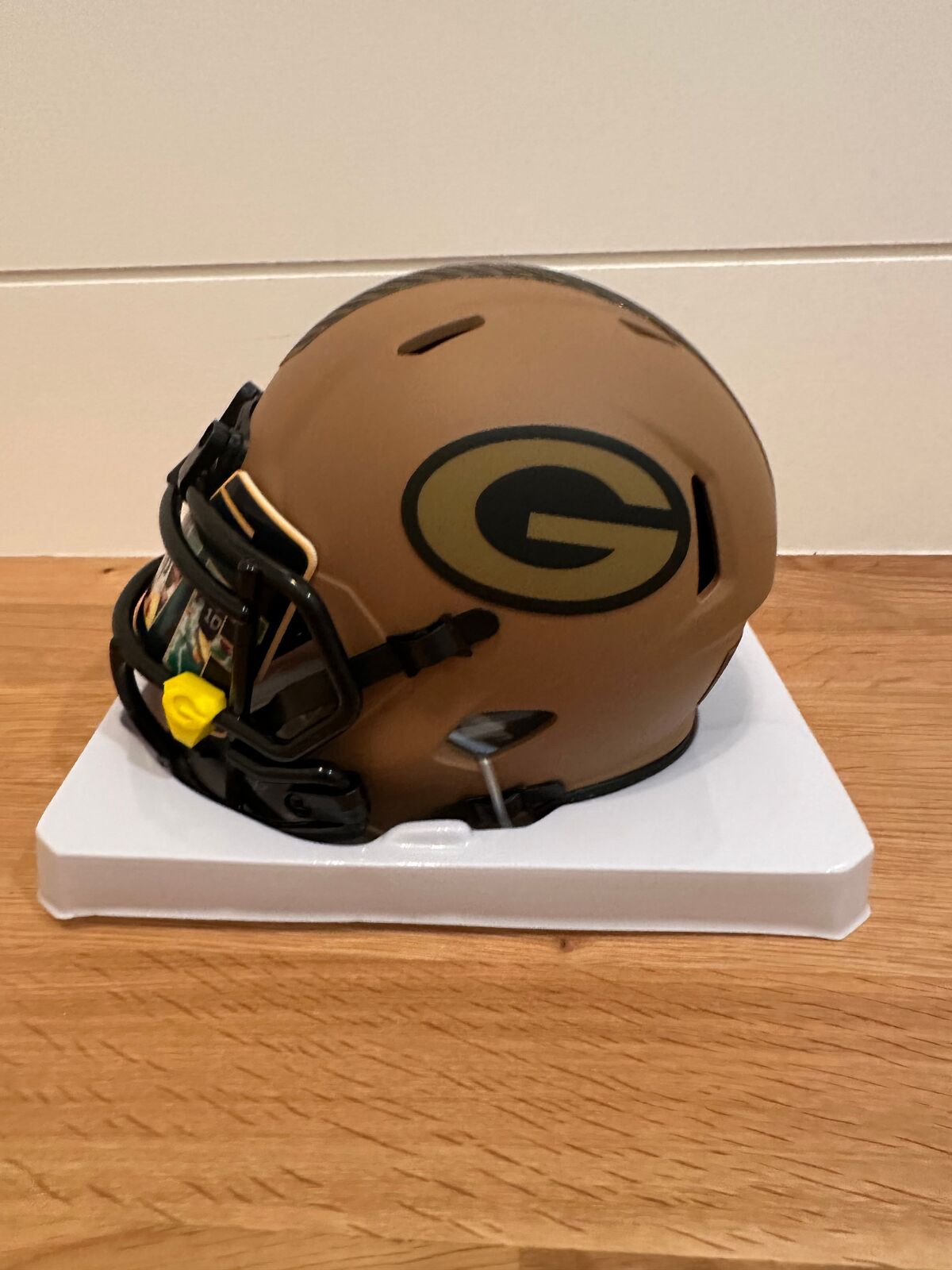 Jordan Love Signed Green Bay Packers Salute to Service Mini Helmet – Beckett