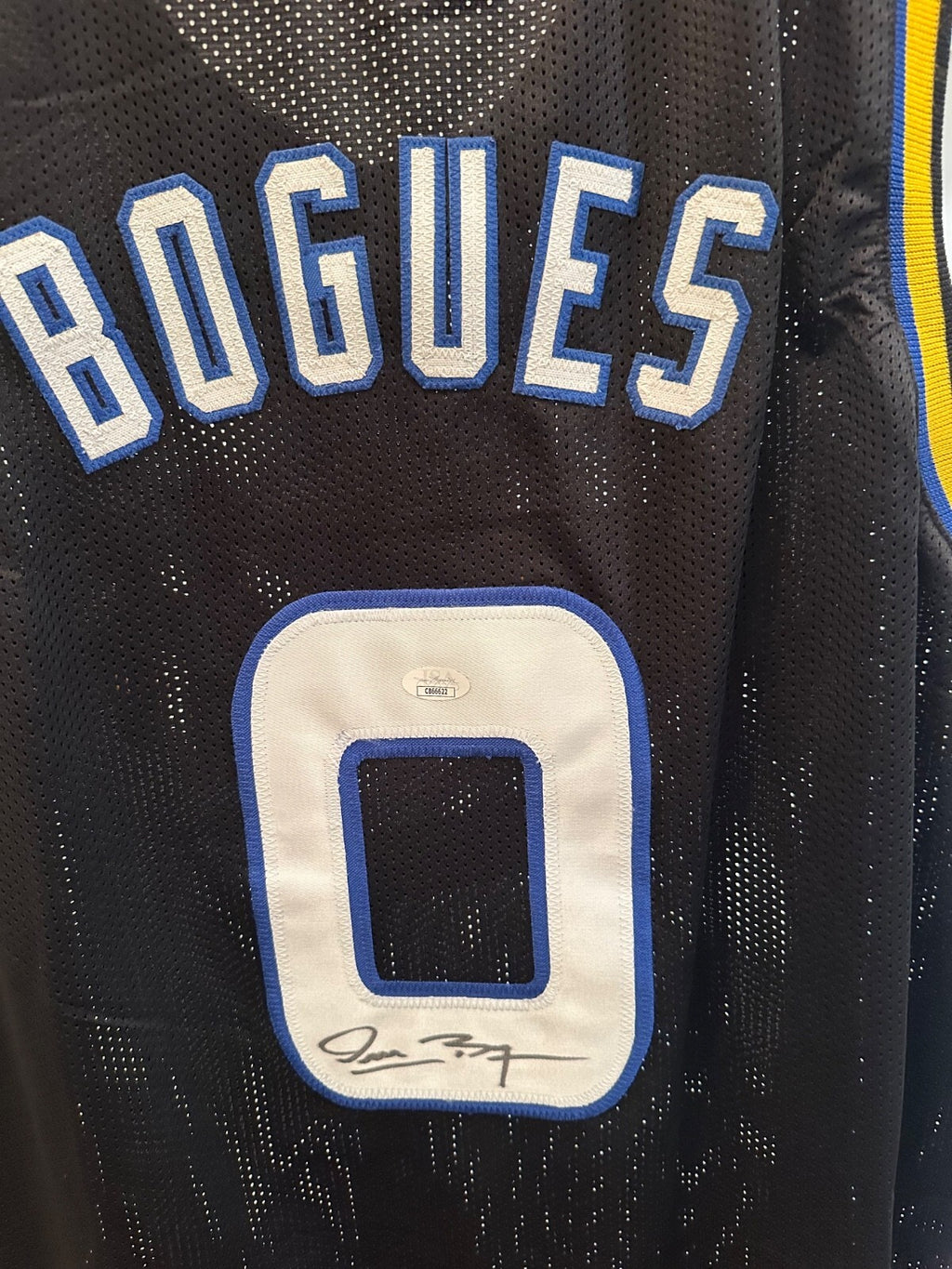 Muggsy Bogues Autographed Monstars Basketball Jersey – JSA Certified
