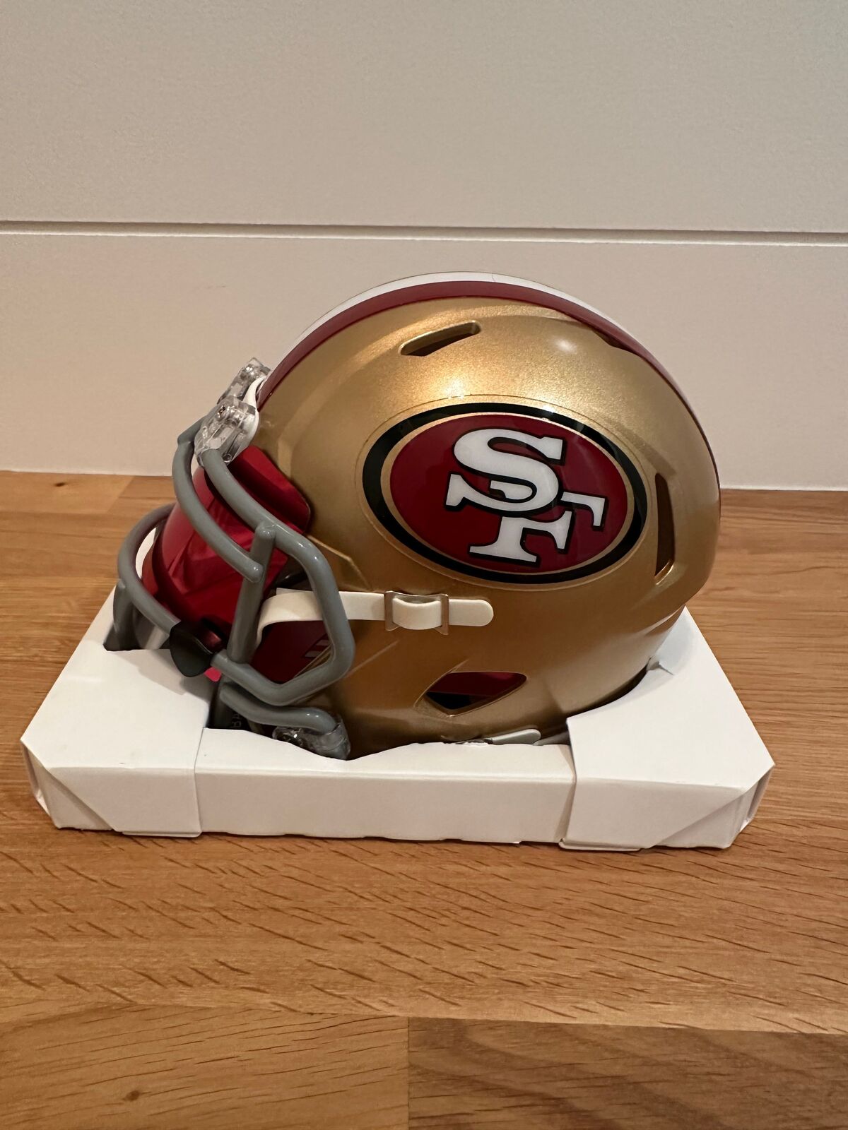 Christian McCaffrey Signed 49ers Riddell Speed Mini Helmet – JSA Authenticated