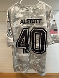Mike Alstott Autographed Buccaneers Nike Salute to Service #40 Jersey  “A-Train”