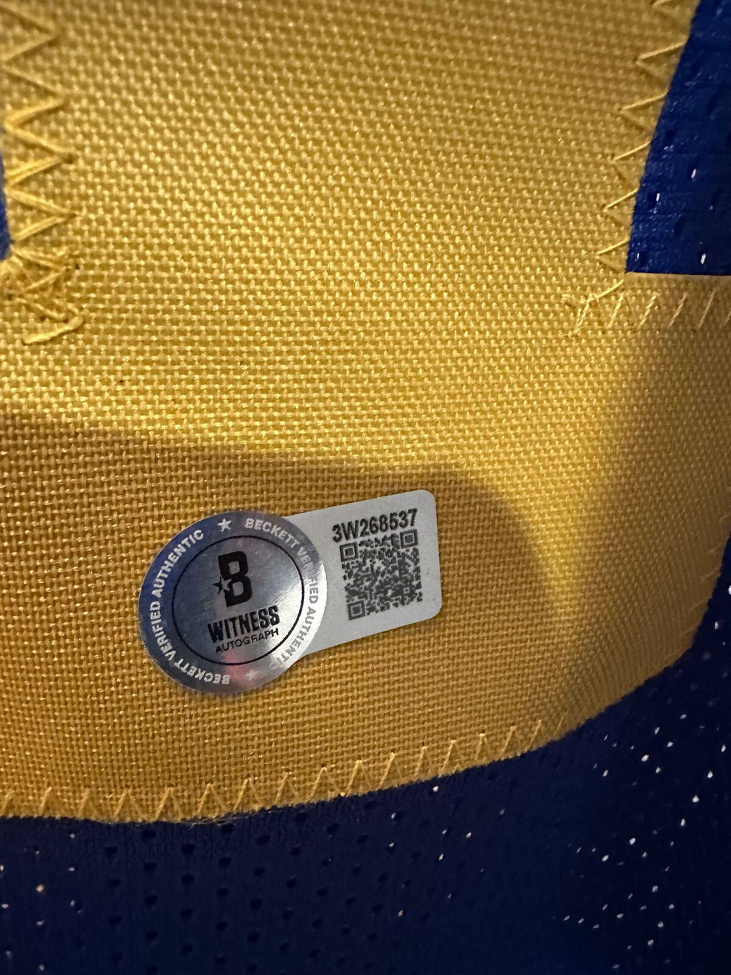 DeSean Jackson Autographed Rams Blue Jersey – Beckett Witnessed