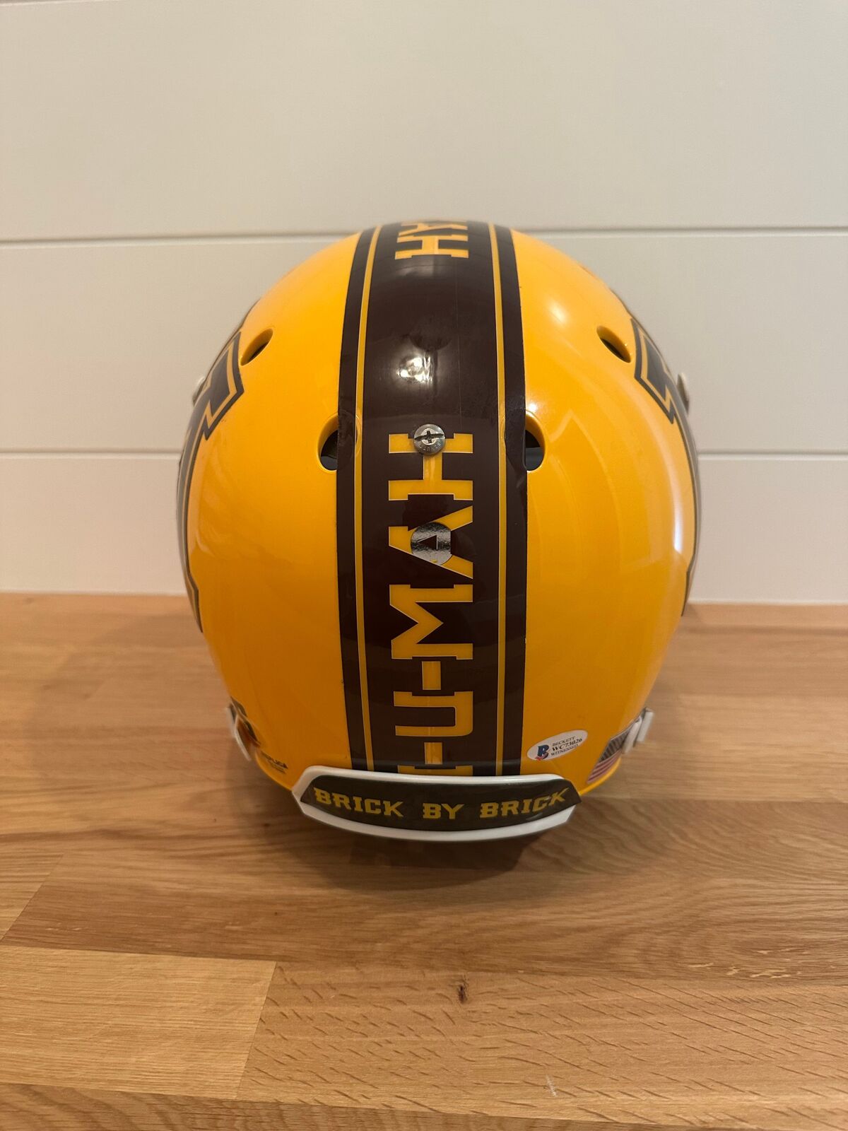 Tyler Johnson Signed Minnesota Golden Gophers Full-Size Replica Helmet – Becket