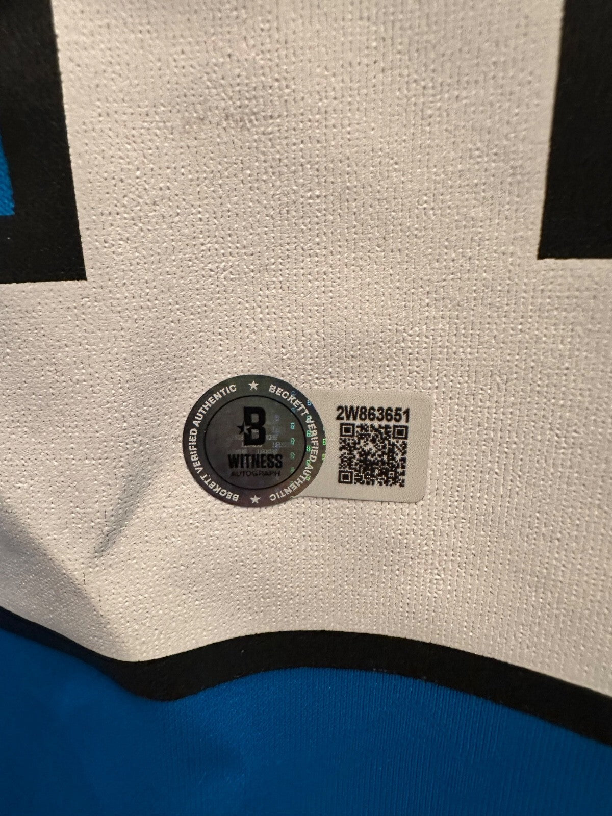 Xavier Legette Signed Carolina Panthers Nike Jersey – Beckett Witnessed