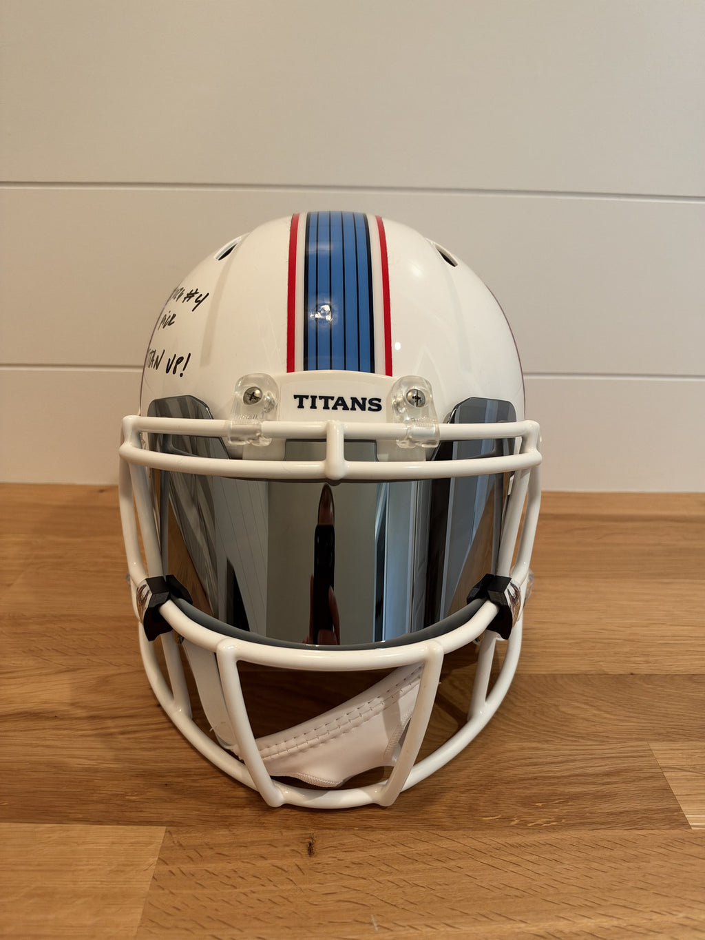 Carnell Tate Signed Titans Authentic Riddell Speed Helmet 8/10  Inscribed
