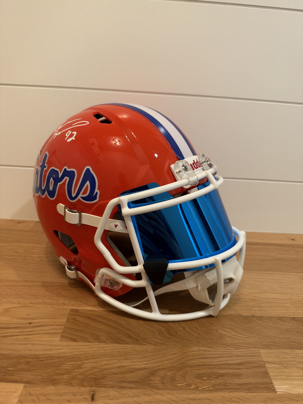 Jevon Kearse Signed Florida Gators Full Size Speed Replica Helmet JSA Blue Visor