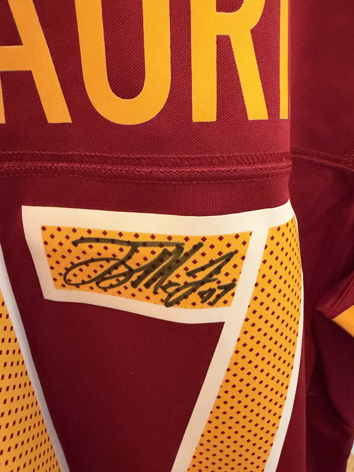 Terry McLaurin Signed Commanders Nike Limited Jersey Burgundy M Fanatics
