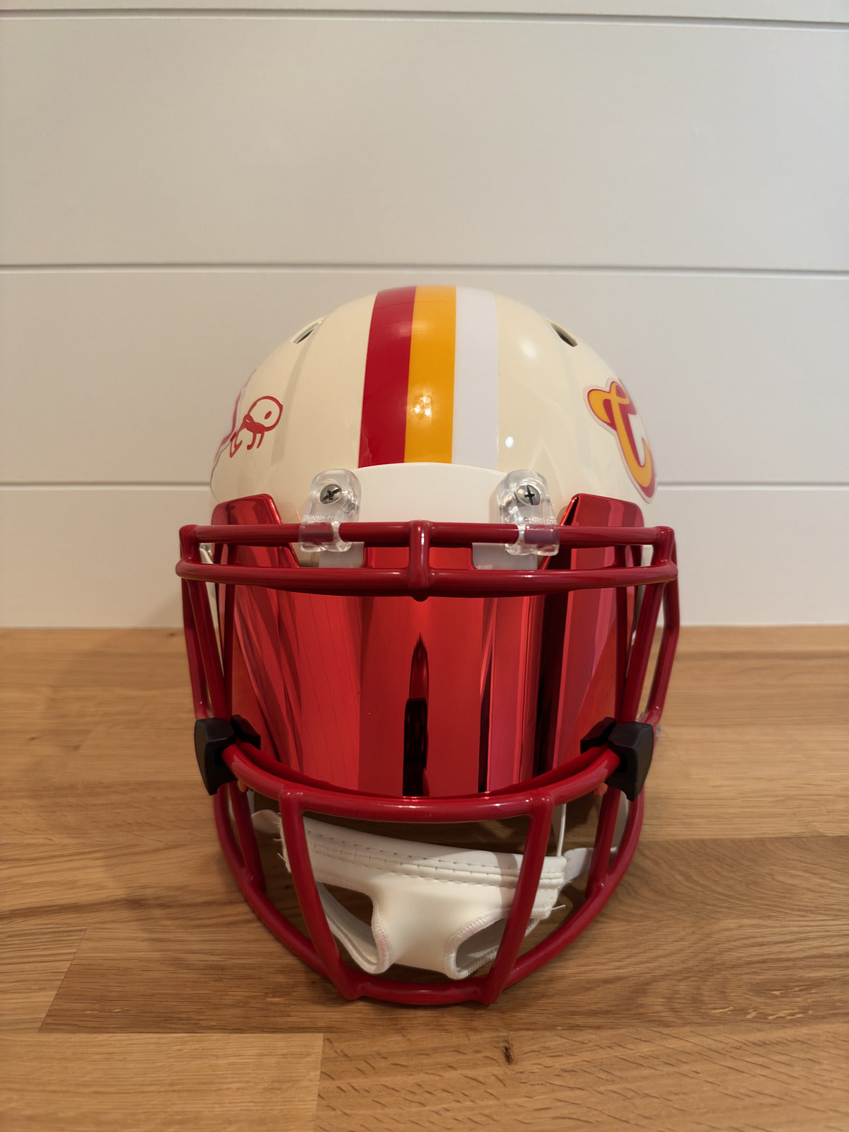 Andre Rison Signed Chiefs Retro Riddell Speed Authentic Full Size Helmet JSA