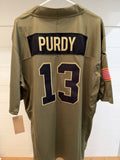 Brock Purdy 49ers #23 Olive Stitched Football Jersey XL With Tags