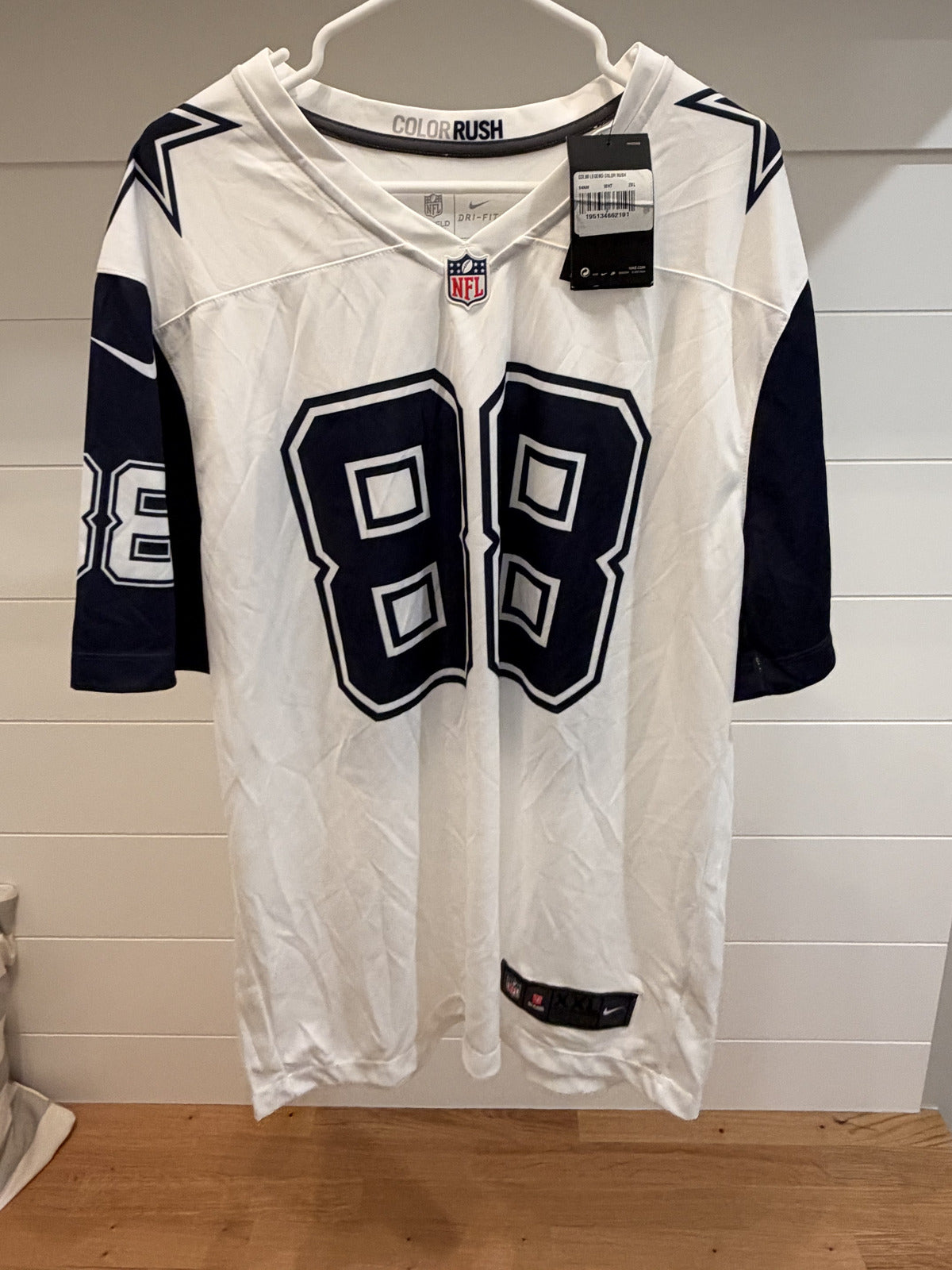 CeeDee Lamb Dallas Cowboys #88 Nike Legend Color Rush Jersey White 2XL NWT