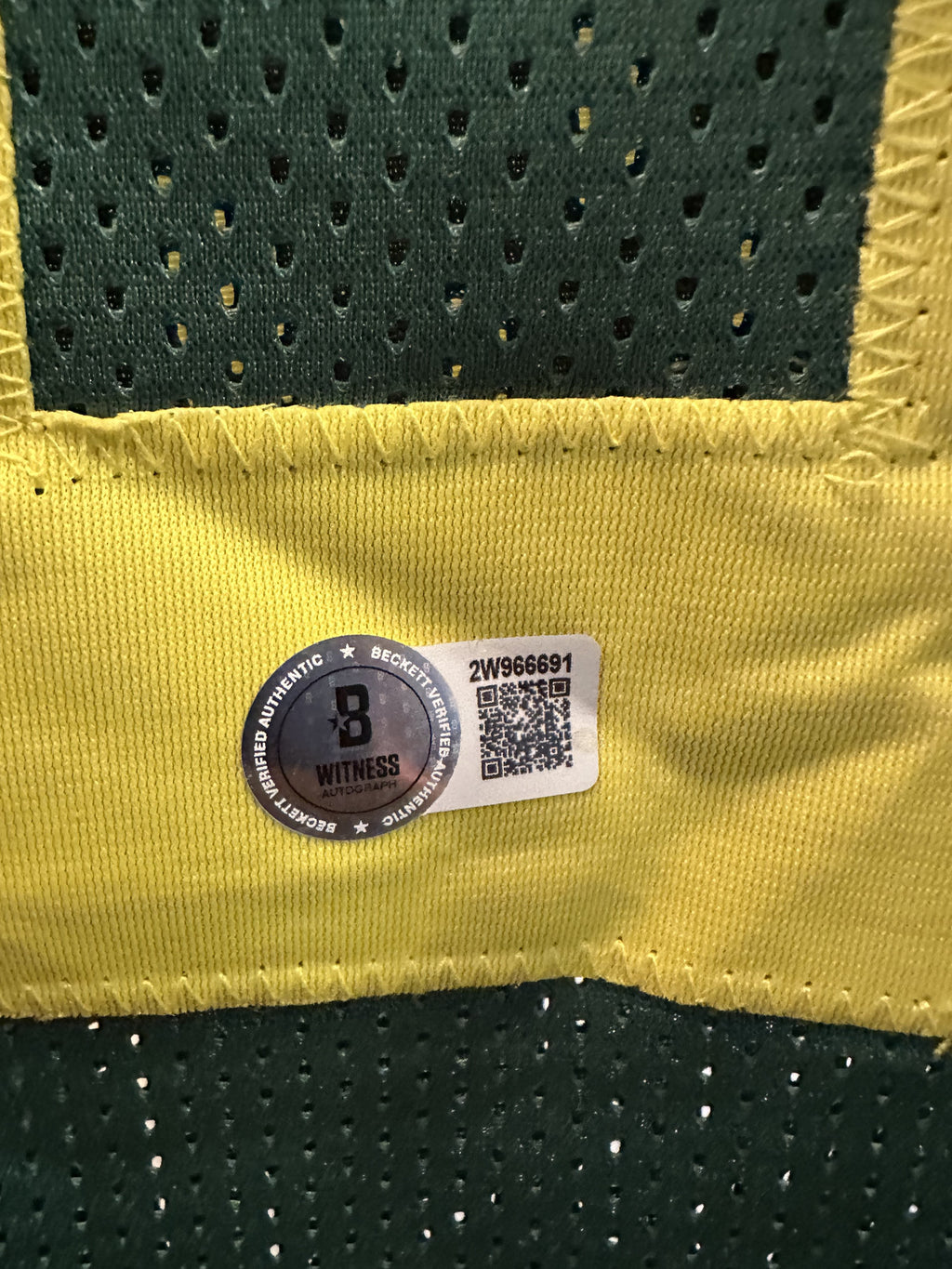 Christian Gonzalez Signed Oregon Ducks Green Custom Jersey #0 Beckett BAS
