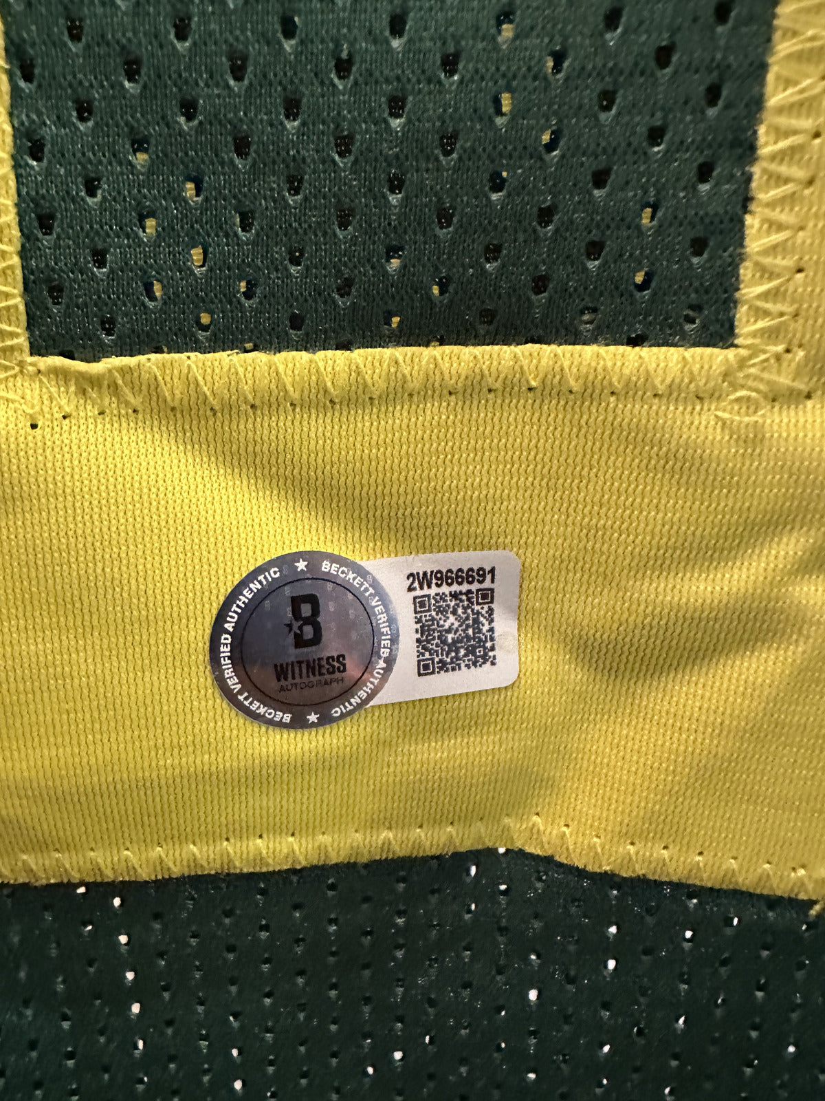Christian Gonzalez Signed Oregon Ducks Green Custom Jersey #0 Beckett BAS