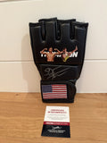 Stephen Wonderboy Thompson Signed MMA Glove USA Flag Pristine COA UFC Autograph