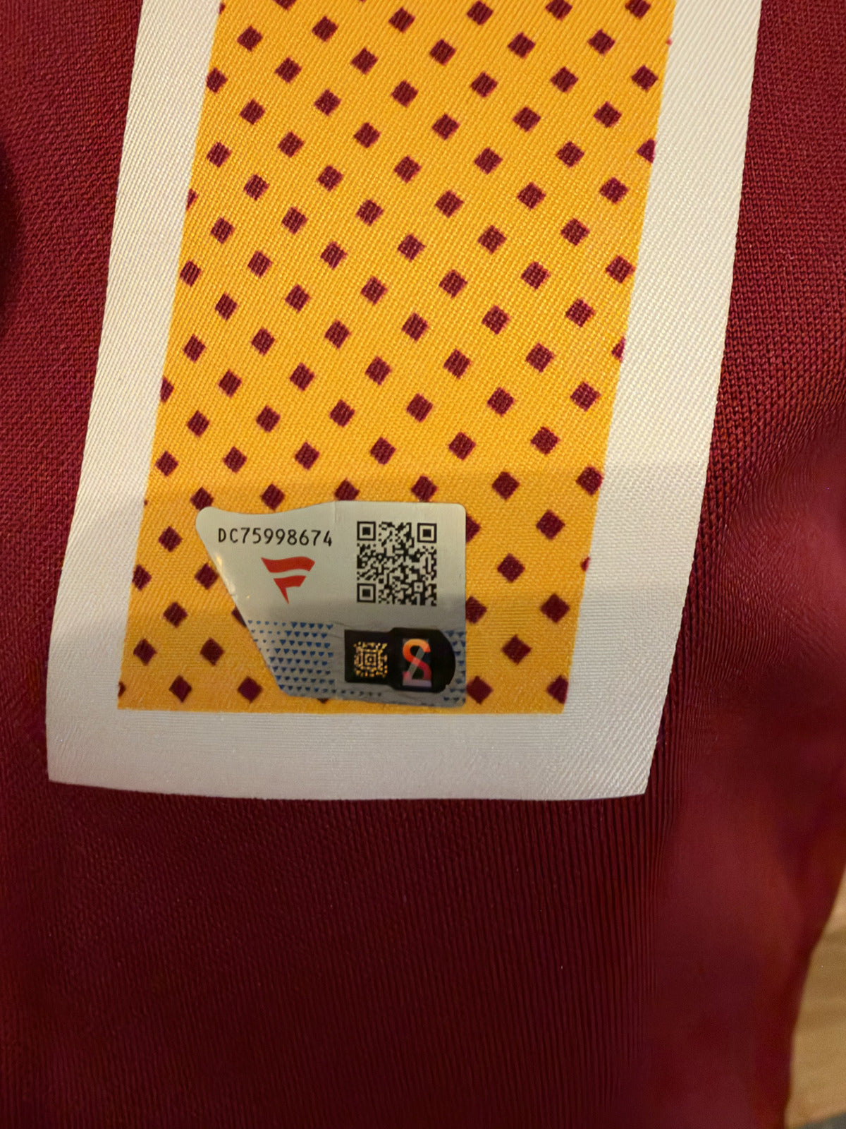 Terry McLaurin Signed Commanders Nike Limited Jersey Burgundy M Fanatics