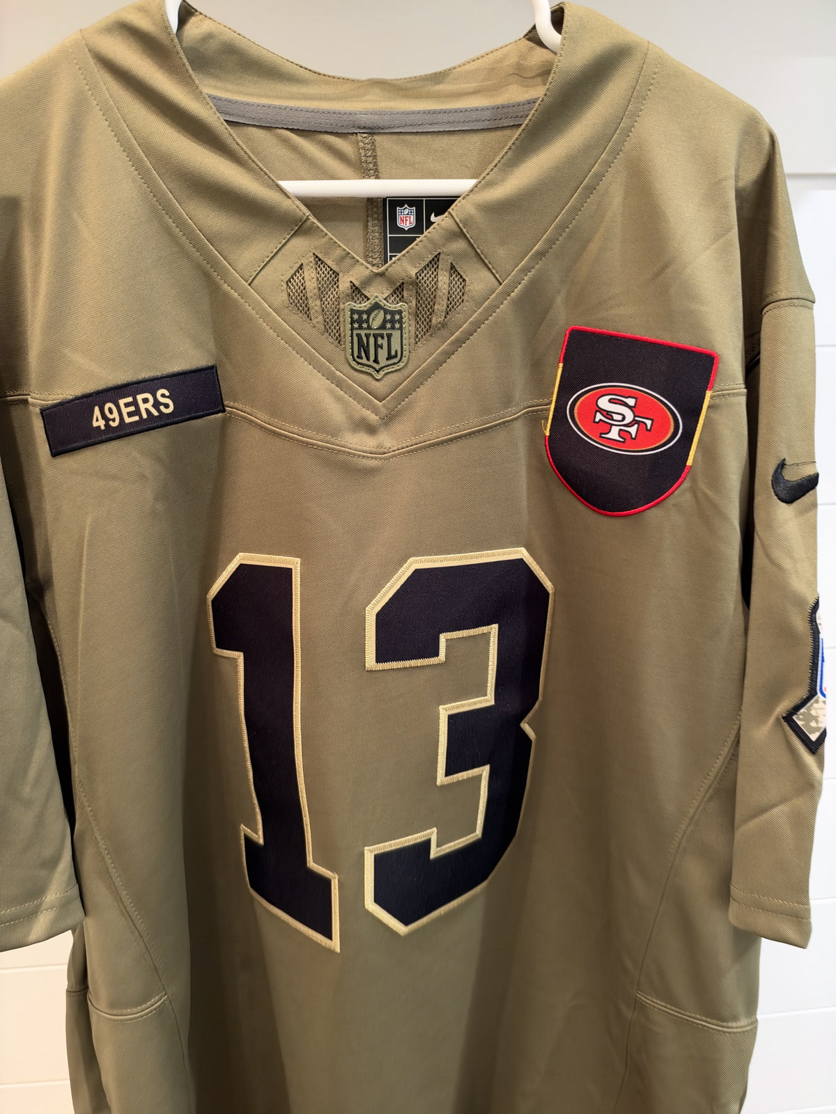Brock Purdy 49ers #23 Olive Stitched Football Jersey XL With Tags
