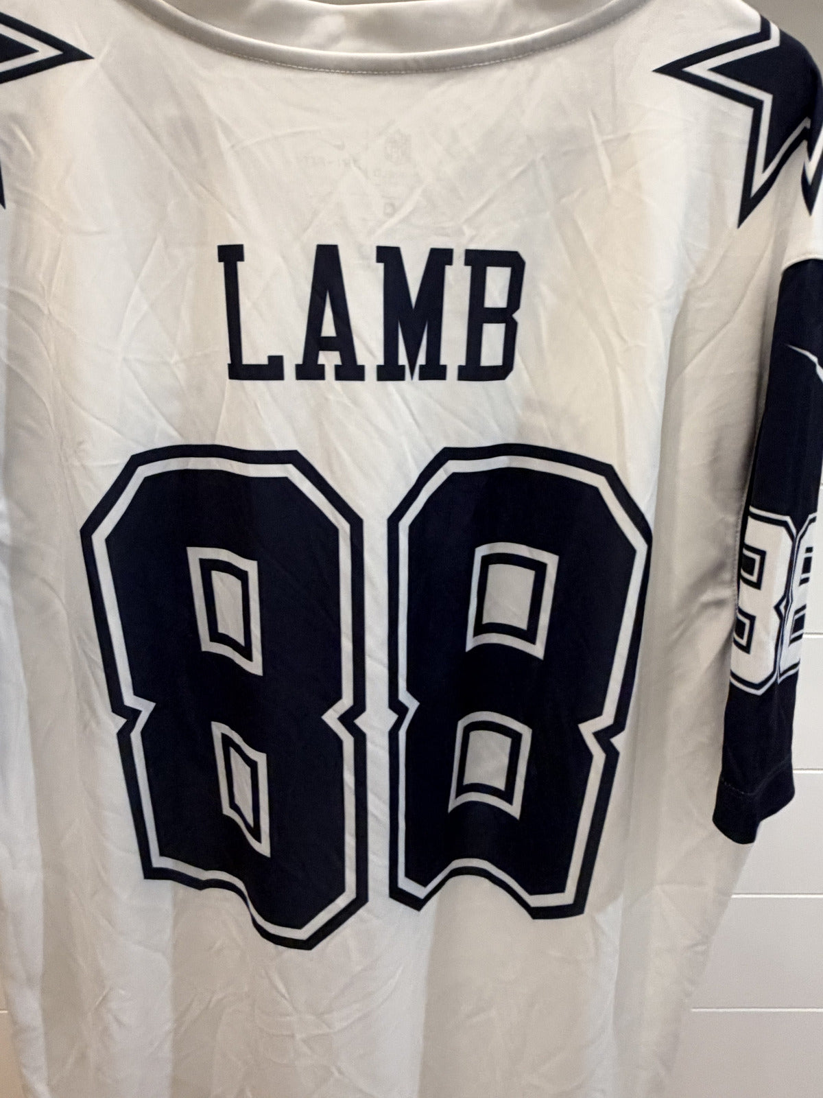 CeeDee Lamb Dallas Cowboys #88 Nike Legend Color Rush Jersey White 2XL NWT