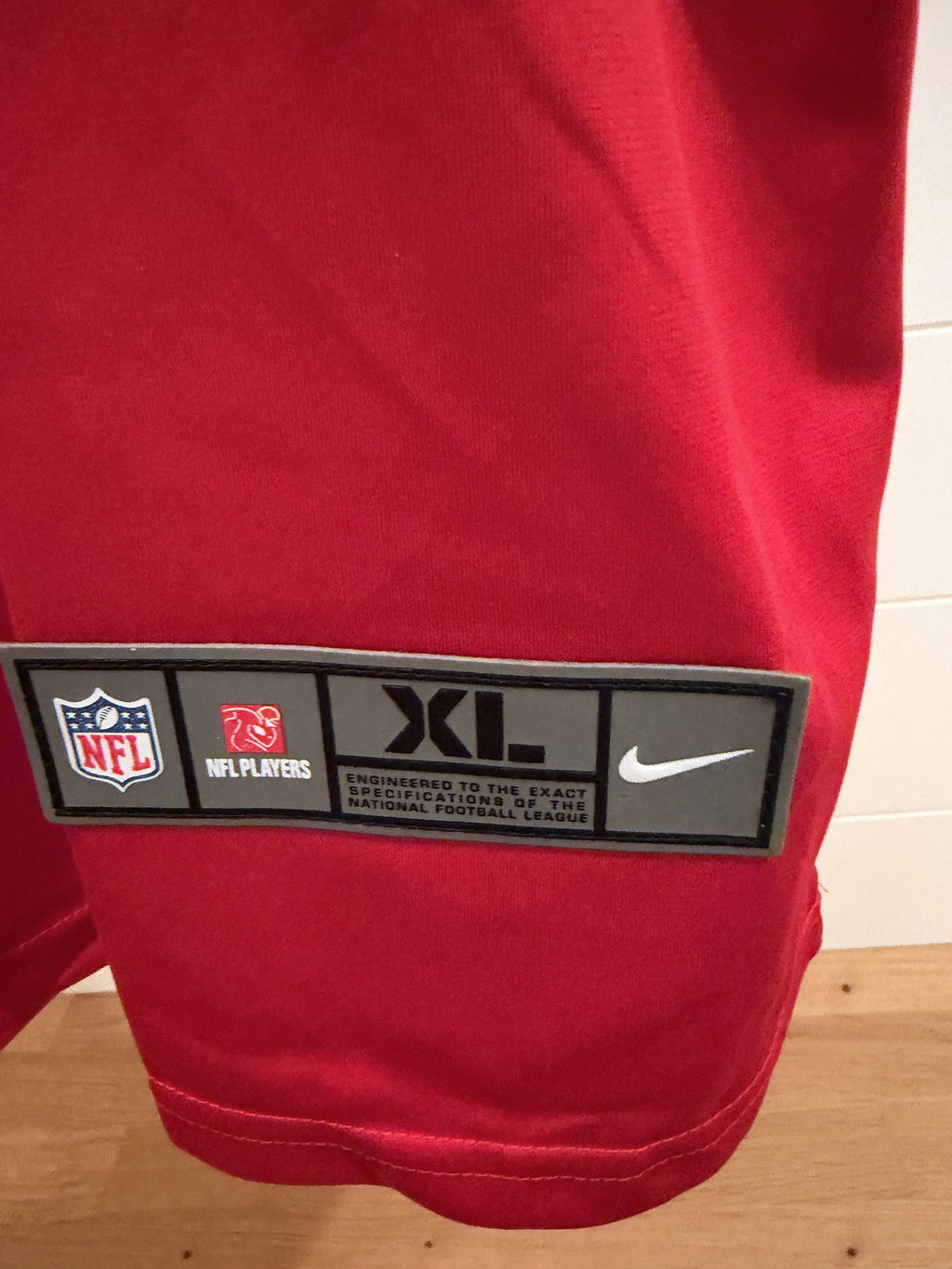 Emeka Egbuka Tampa Bay Buccaneers #2 Red Stitched Jersey XL With Tags