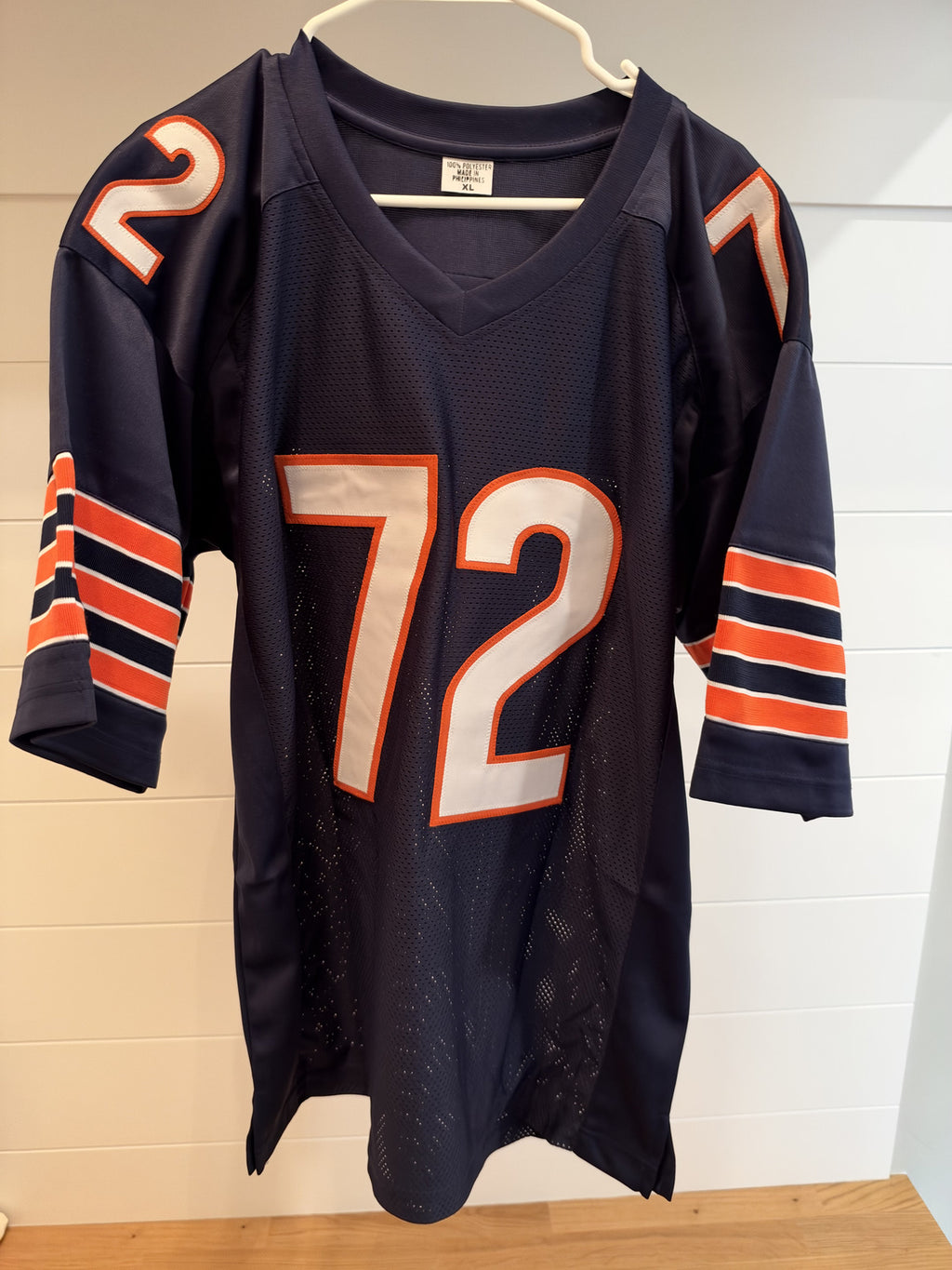 William Perry Signed Bears Custom Jersey #72 XL Navy JSA Witness COA