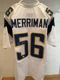 Shawne Merriman Signed San Diego Chargers Custom Jersey #56 White JSA COA