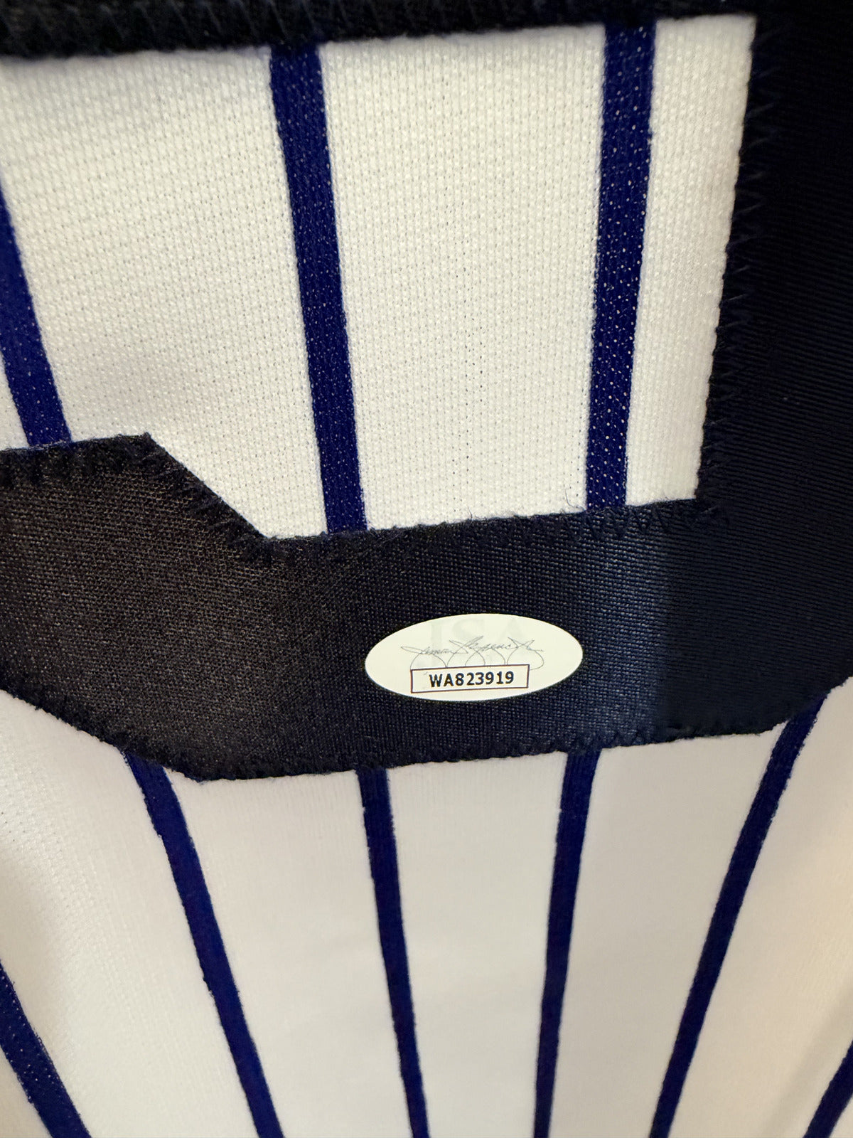 Darryl Strawberry Signed Yankees Custom Pinstripe Jersey #39 JSA Witness COA