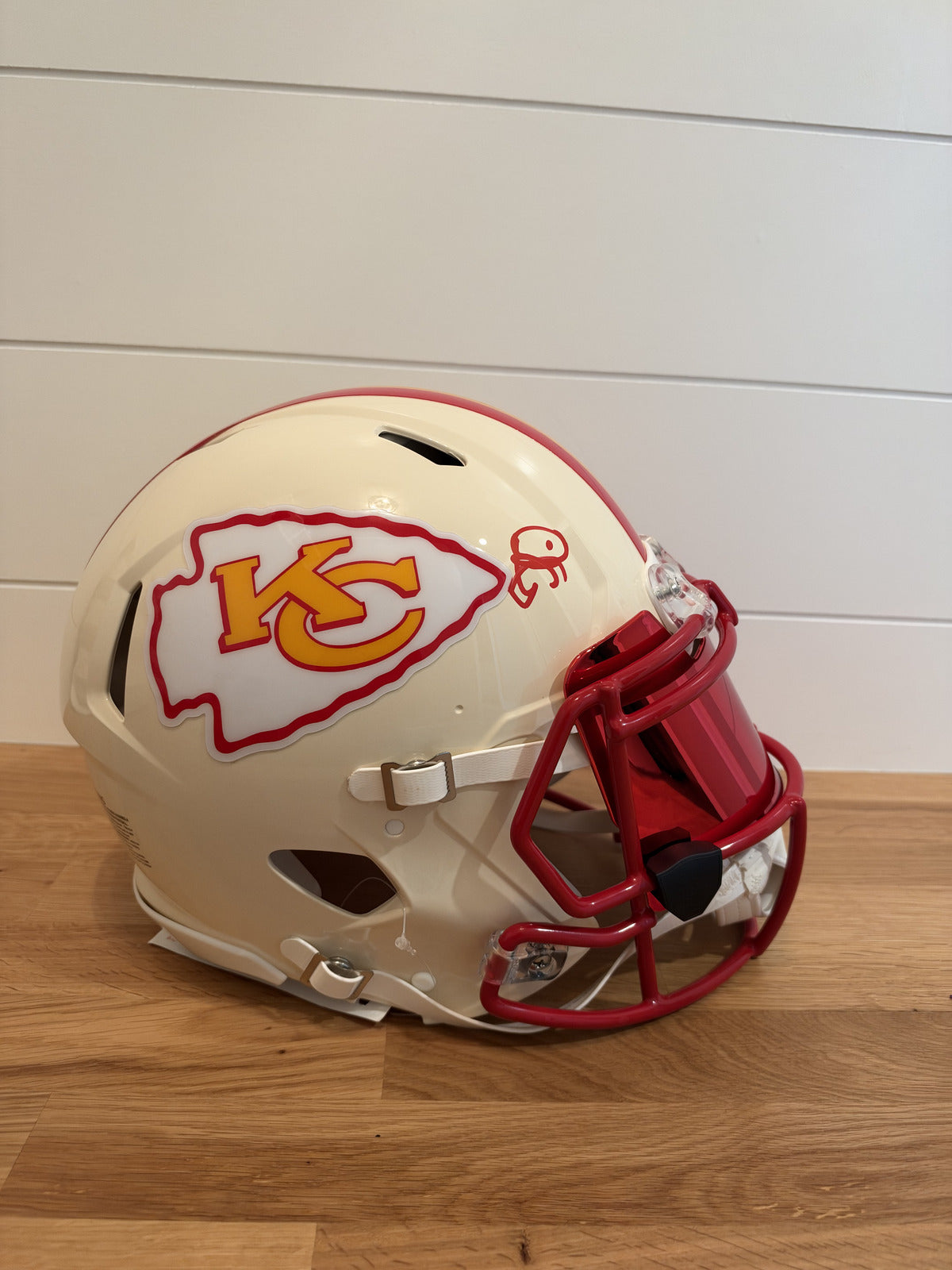 Andre Rison Signed Chiefs Retro Riddell Speed Authentic Full Size Helmet JSA