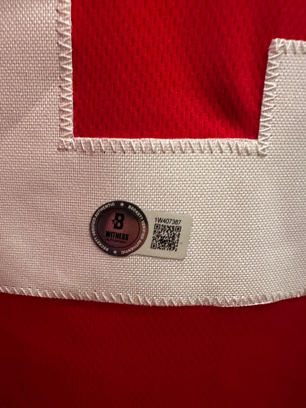 Frank Gore Signed 49ers Custom Jersey — Beckett Witness Certified