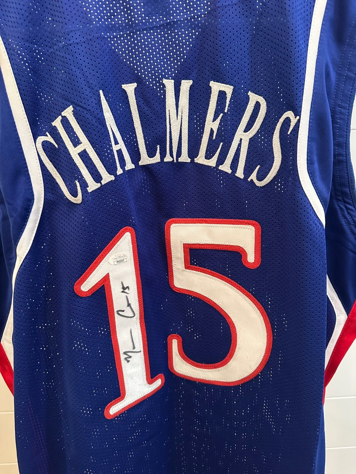 Mario Chalmers Signed Kansas Jayhawks #15 Jersey – JSA Certified