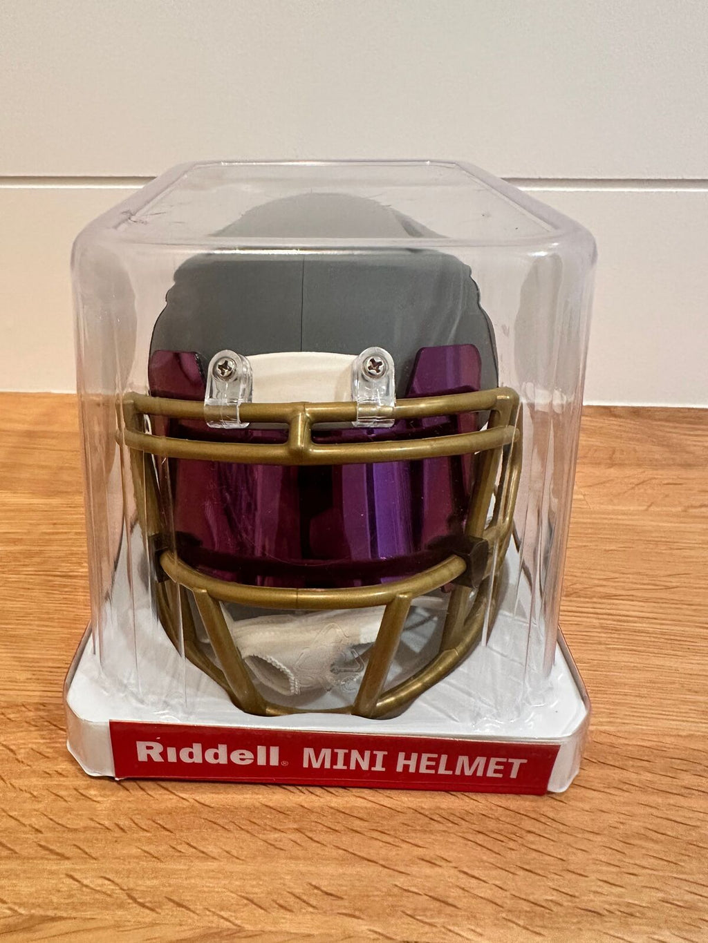 Paul Krause Signed Minnesota Vikings Slate Riddell Speed Mini Helmet — HOF 98