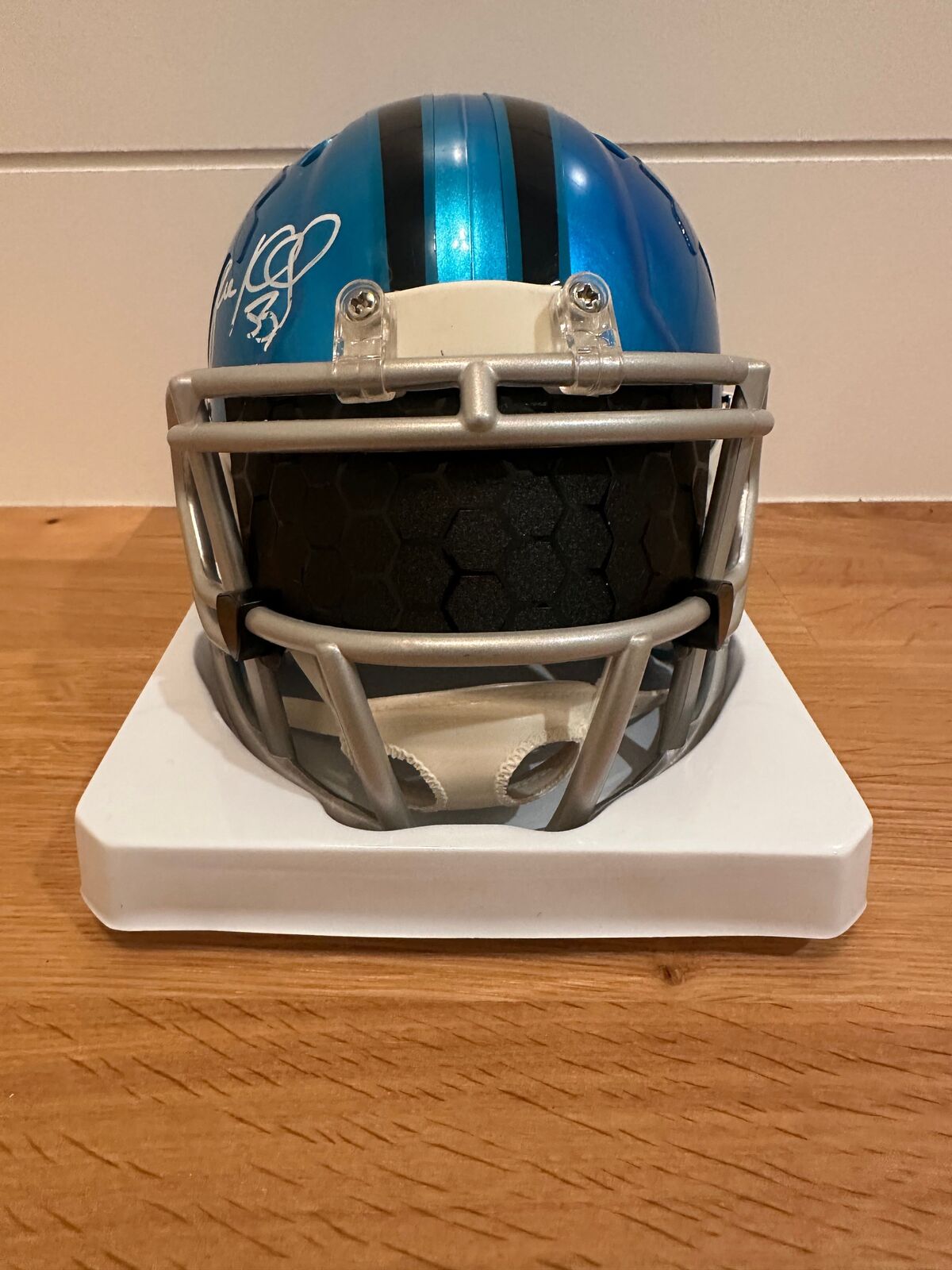 Luke Kuechly Signed Carolina Panthers Flash Alternate Mini Helmet –