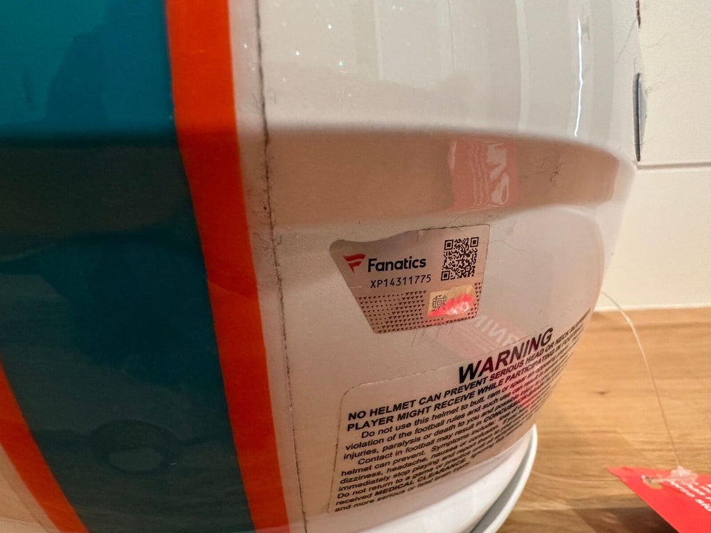 Tua Tagovailoa Signed Miami Dolphins Full-Size Riddell Speed Authentic Helmet –