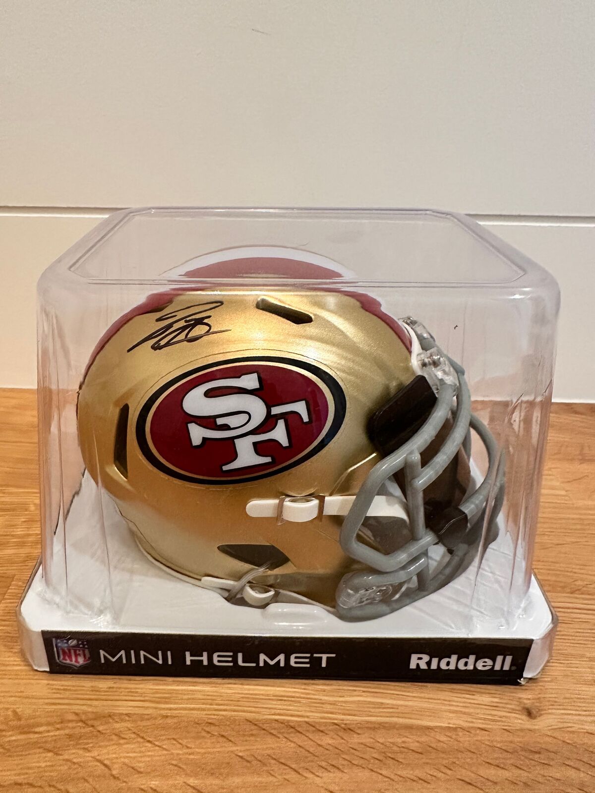 Dee Winters Signed San Francisco 49ers Gold Speed Mini Helmet Beckett 3W386838