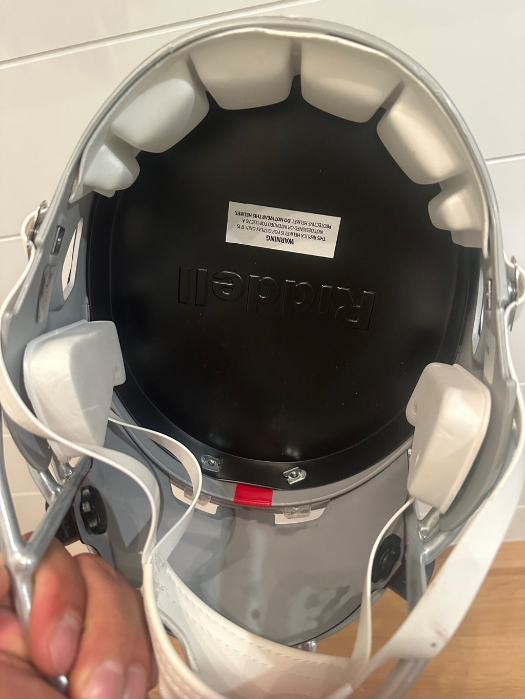 Daniel Jones Signed New York Giants Full-Size AMP Replica Helmet – JSA COA