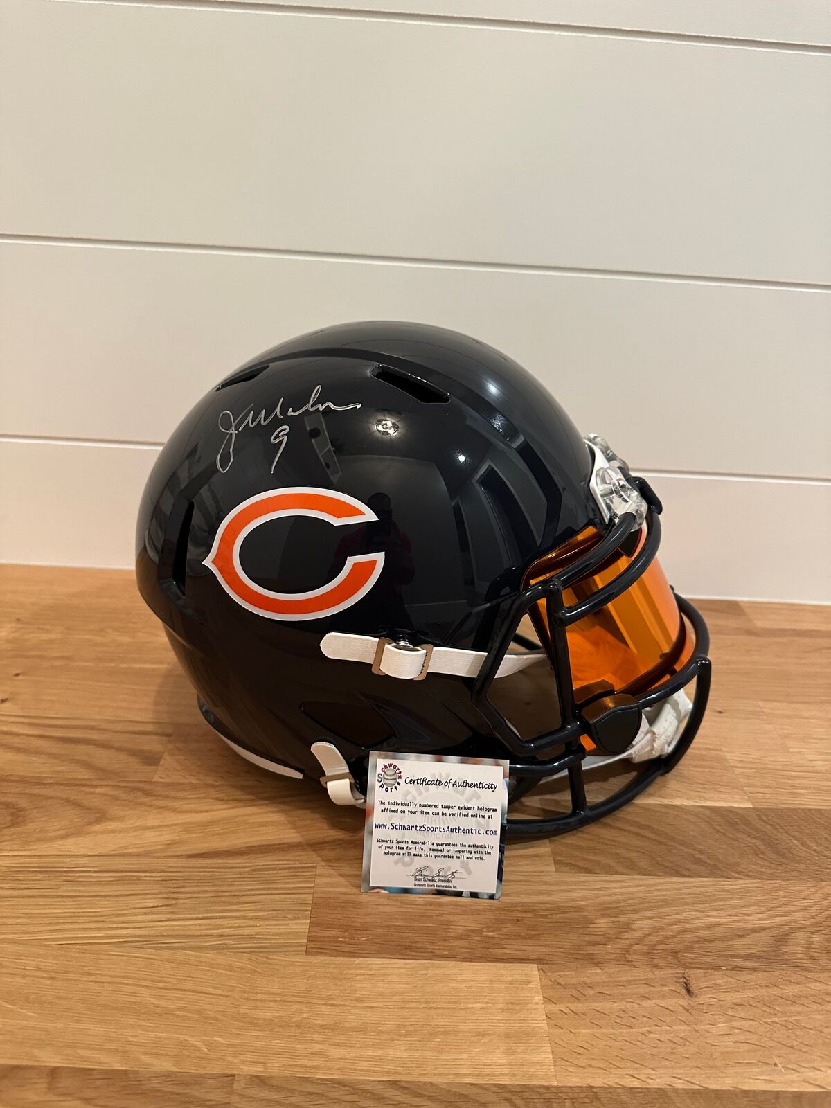 Jim McMahon Signed Chicago Bears Full-Size Riddell Speed Replica Helmet –