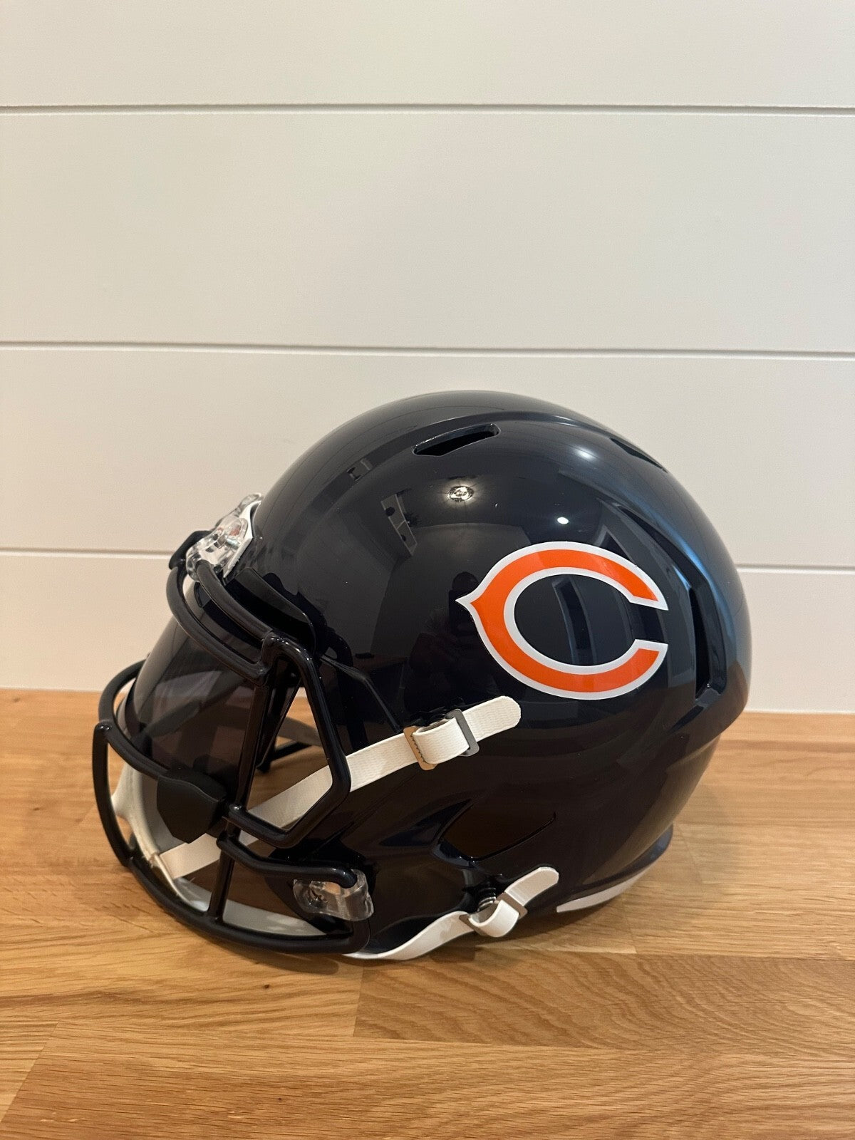 Kyle Monangai Signed Chicago Bears Full-Size Replica Helmet – JSA Witnessed