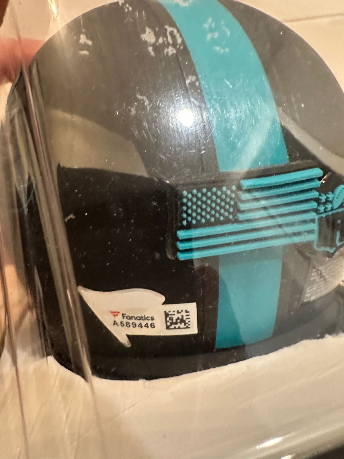 Tua Tagovailoa Autographed Miami Dolphins Eclipse Alternate Riddell Speed Mini-2