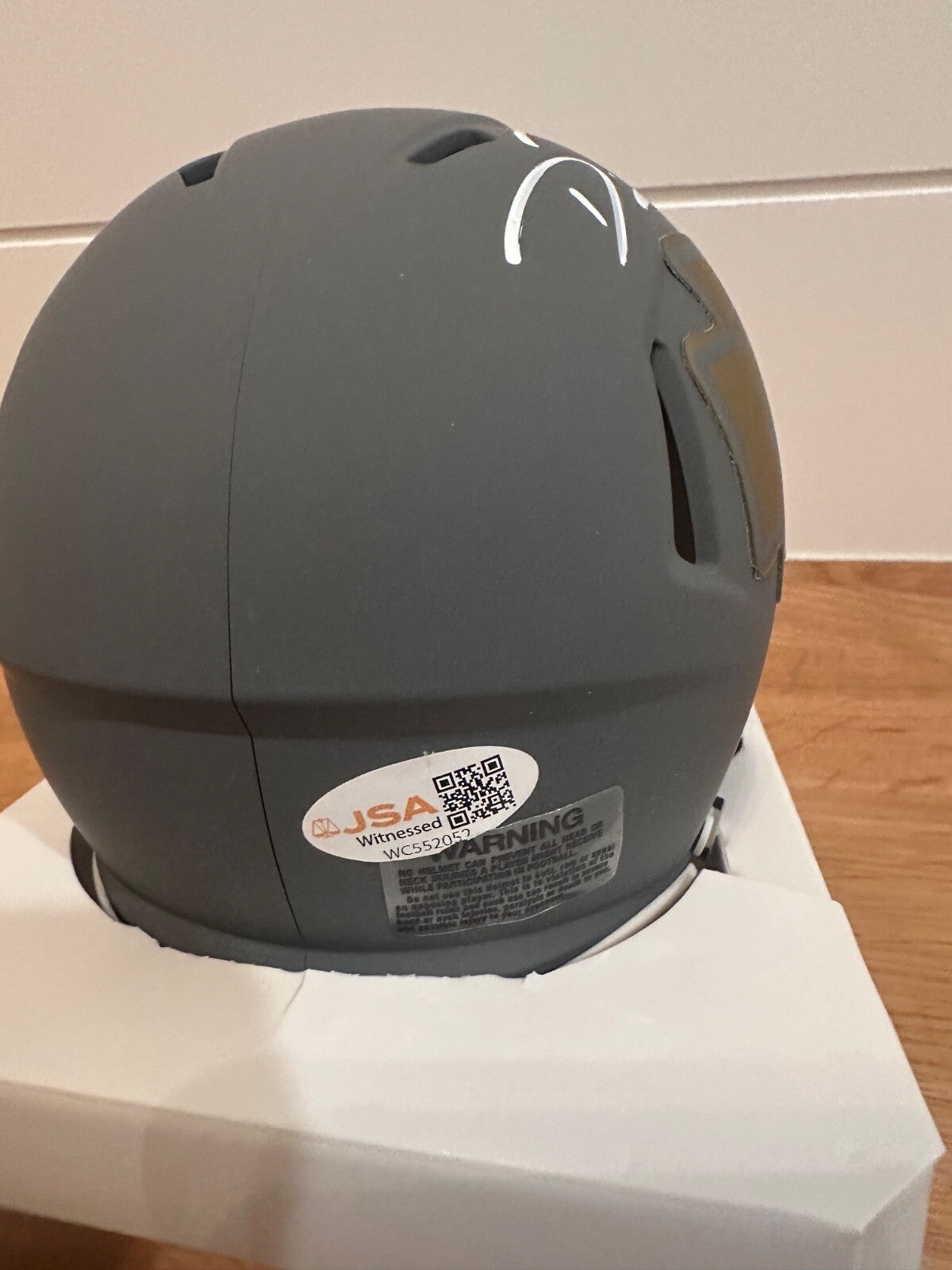 Dwayne Bowe Signed Chiefs Slate Mini Helmet – JSA Witnessed