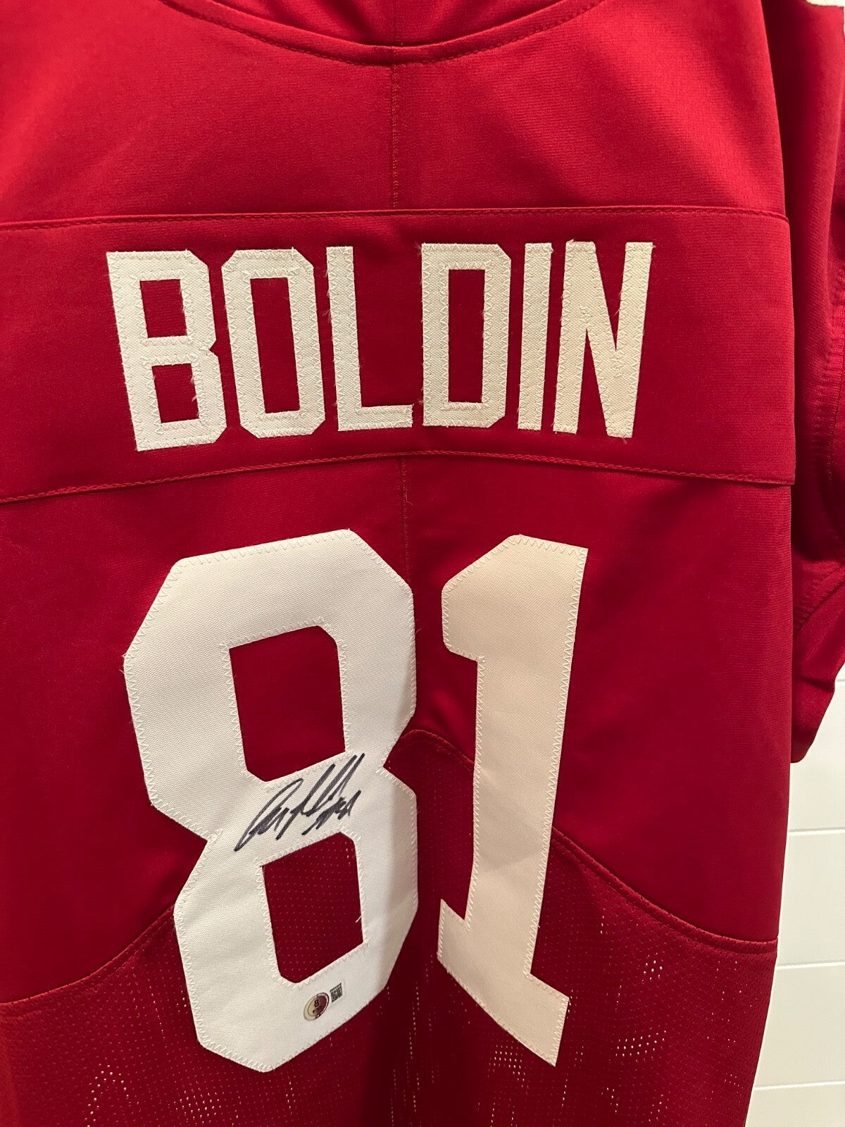 Anquan Boldin Signed Arizona Cardinals #81 Jersey – Beckett Witnessed