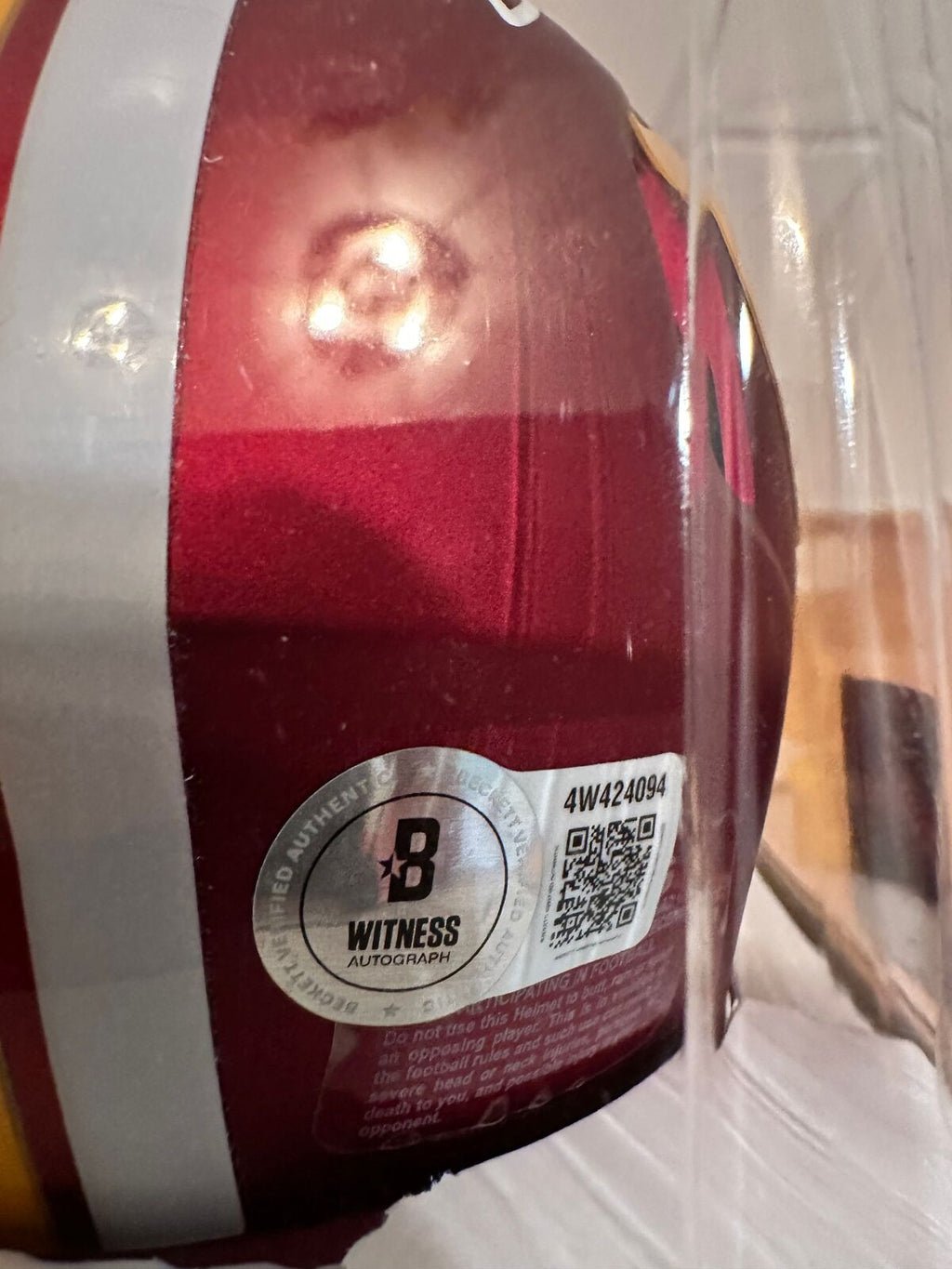 Joe Theismann Signed Washington Commanders Speed Mini Helmet — “83 MVP” — Becket