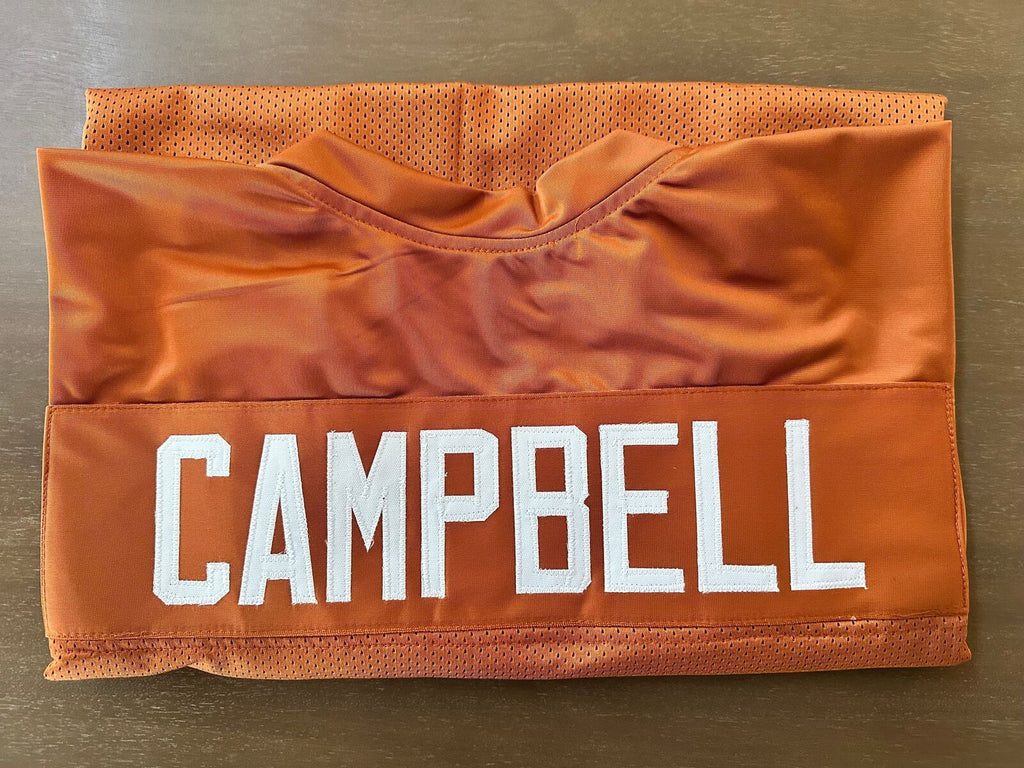 Earl Campbell Signed Texas Longhorns Jersey Beckett Witnessed