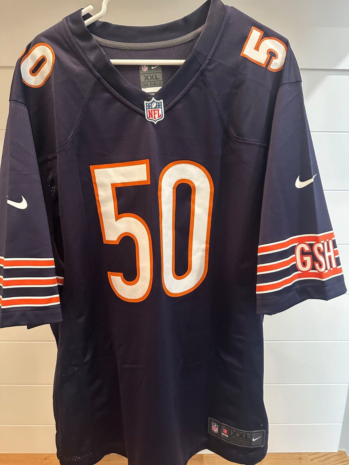 Mike Singletary Signed Chicago Bears Nike Jersey HOF 98 – Beckett Witnessed