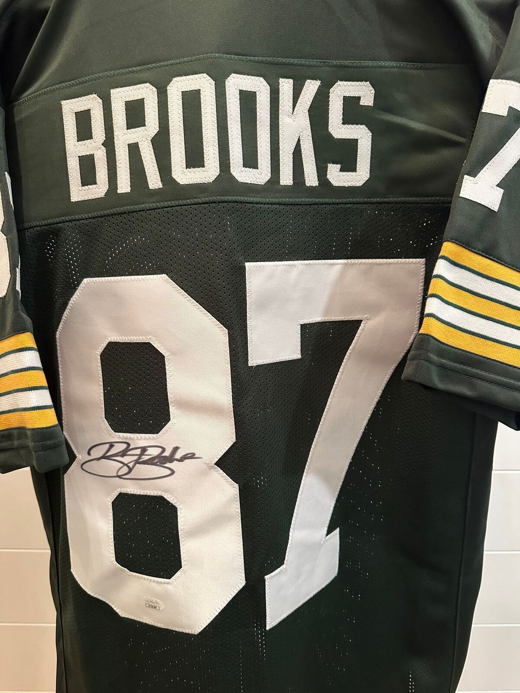 Robert Brooks Signed Green Bay Packers #87 Jersey – JSA Authenticated AY56288