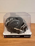 Andre Reed Signed Buffalo Bills Slate Mini Helmet with visor– JSA Witnessed