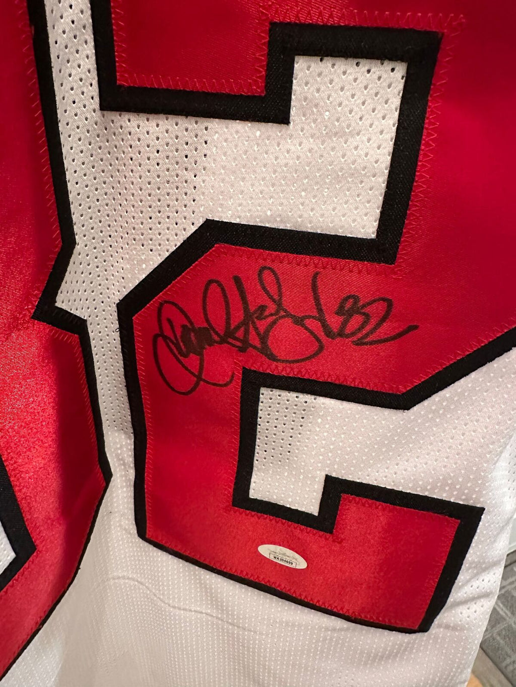 Jamal Anderson Signed Atlanta Falcons #32 Custom Jersey – JSA
